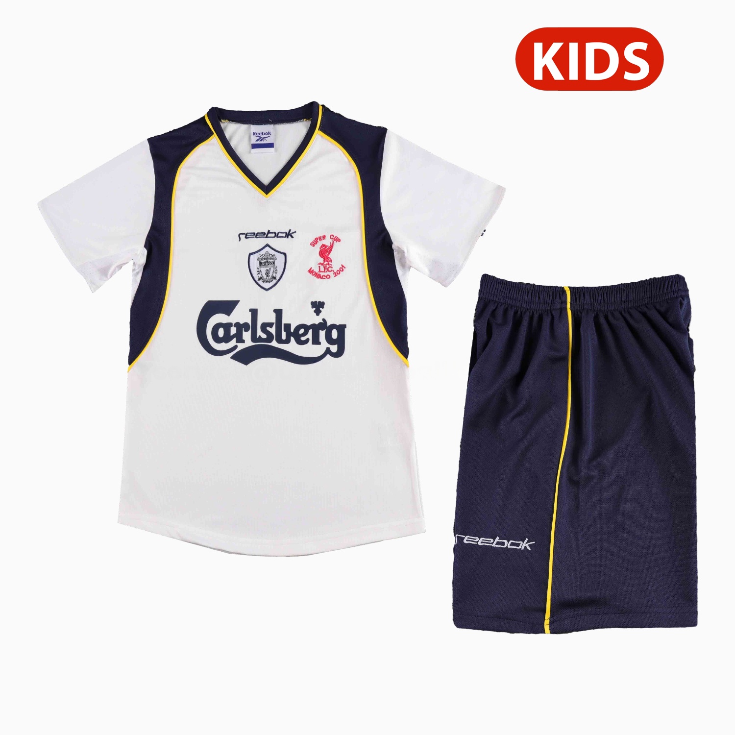 Retro Liver.pool 2001-02 Away Kids Kit - JerseysGala