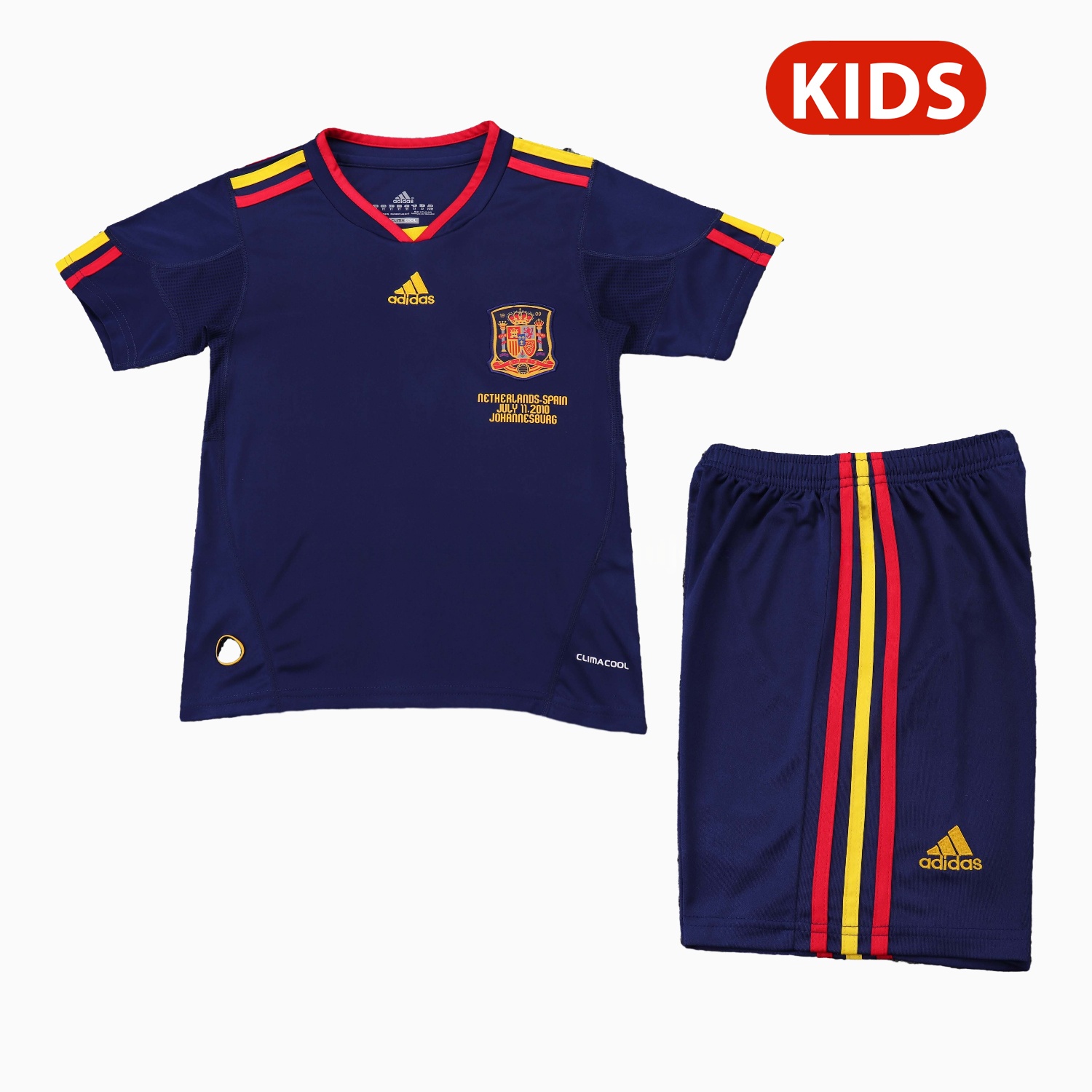 Retro Spain 2010 Away Kids Kit - JerseysGala
