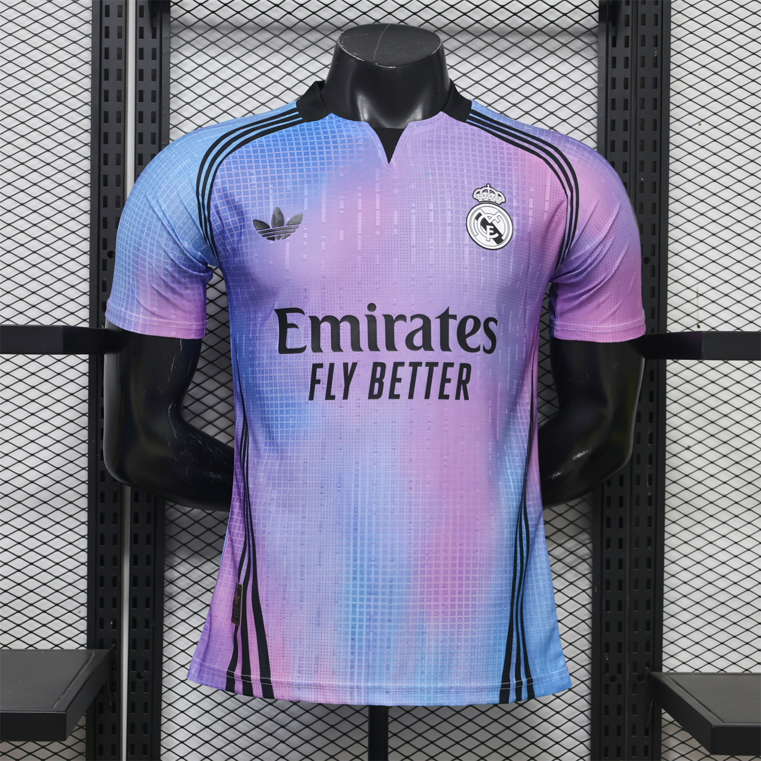 Real Madrid 26-27 Adidas Originals Blue-purple-pink Gradient Special Jersey - Player Version - JerseysGala
