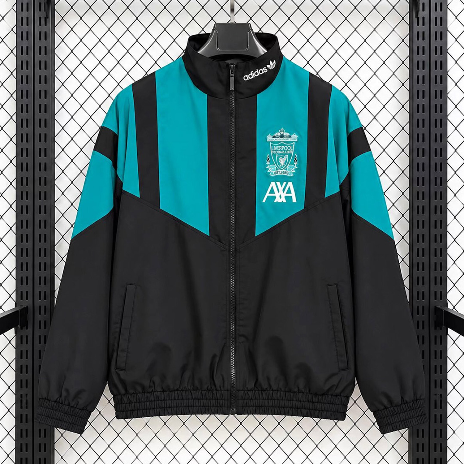 Liver.pool 26-27 EQT Black Green Windbreaker Jacket - JerseysGala