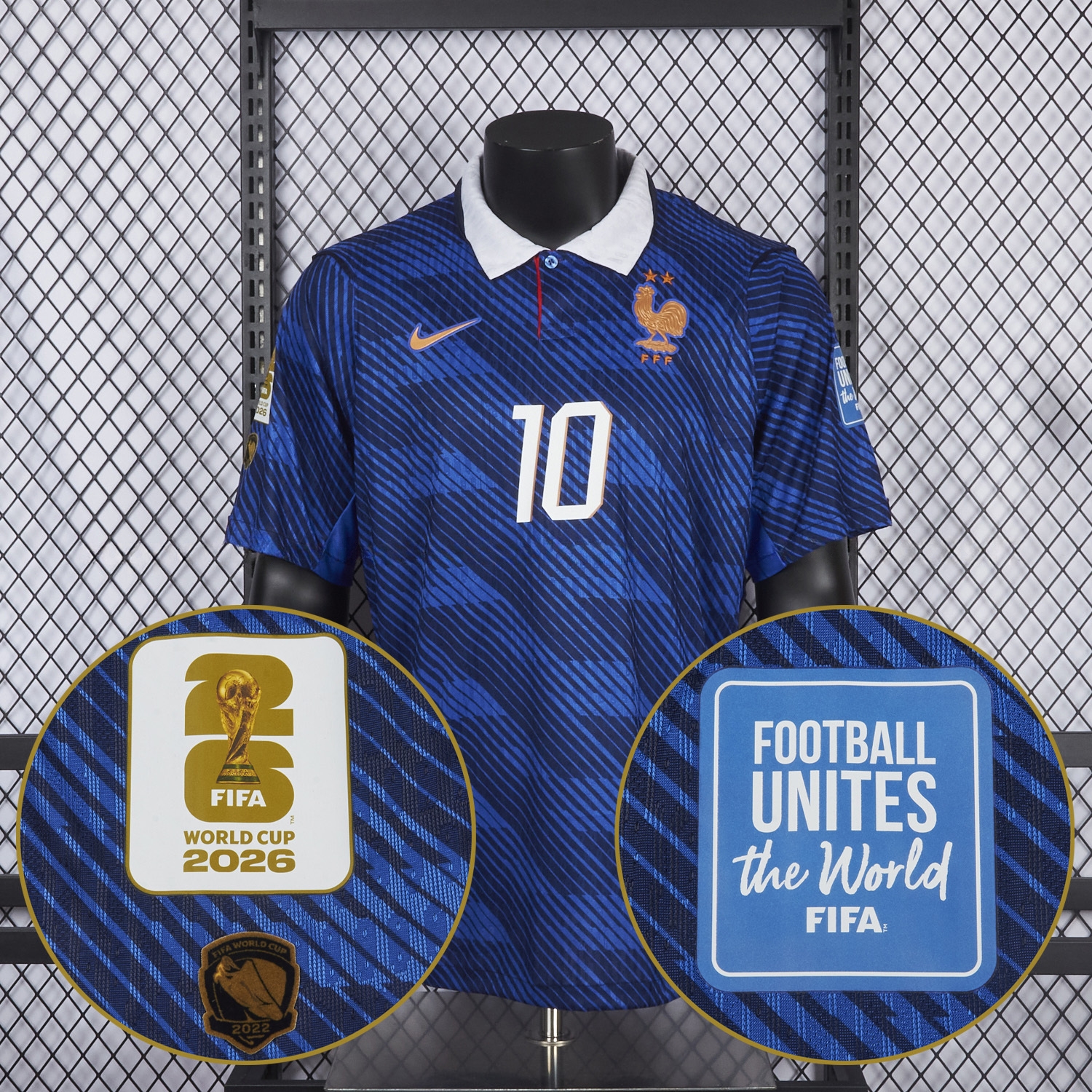 【MBAPPE # 10】France 2026 Home Jersey - Player Version - JerseysGala