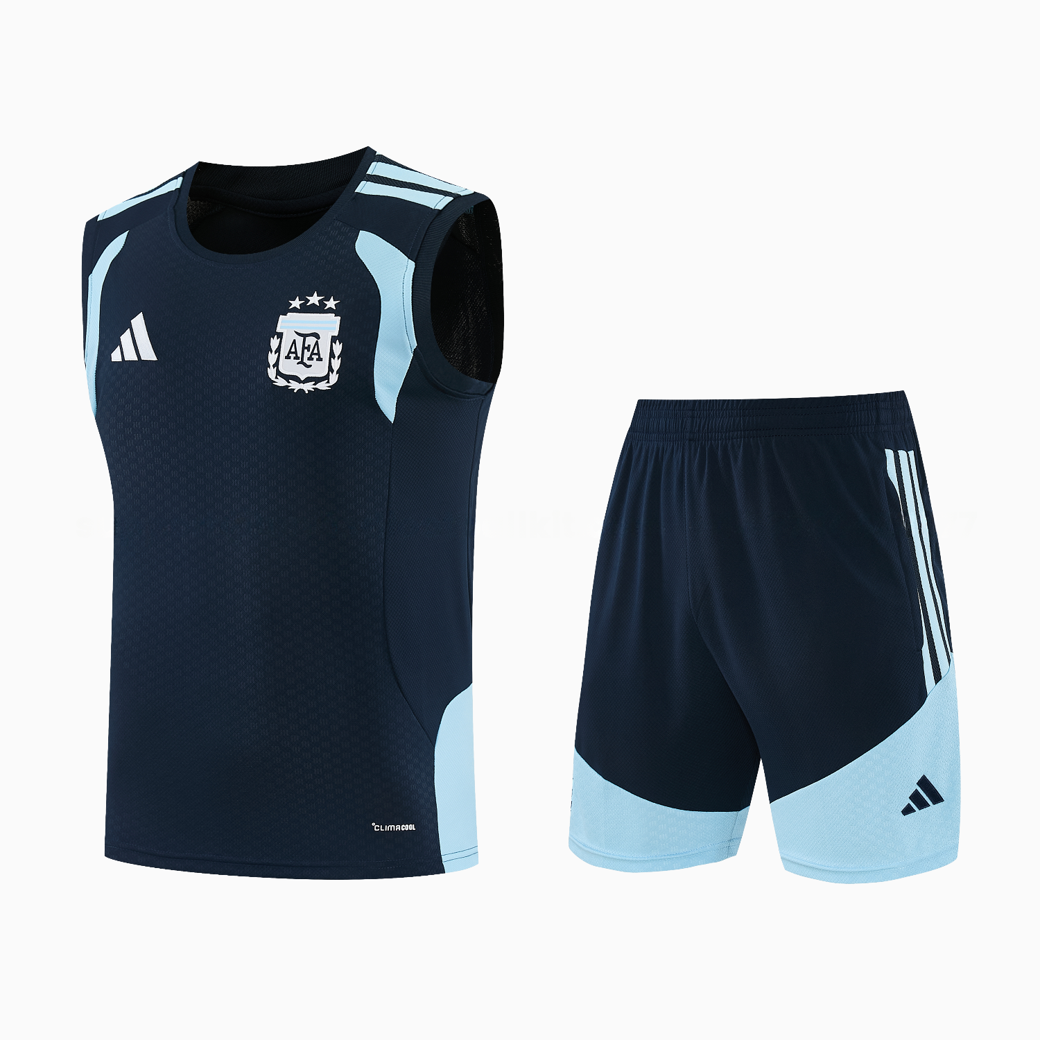 Argentina 2026 Vest Training Set - Dark Blue Top & Dark Blue Pants - JerseysGala