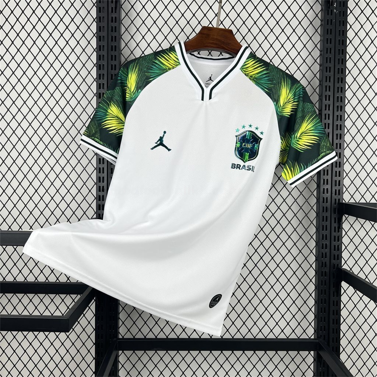 Brazil 2026 White With Green Special Jersey - Fans Version - JerseysGala
