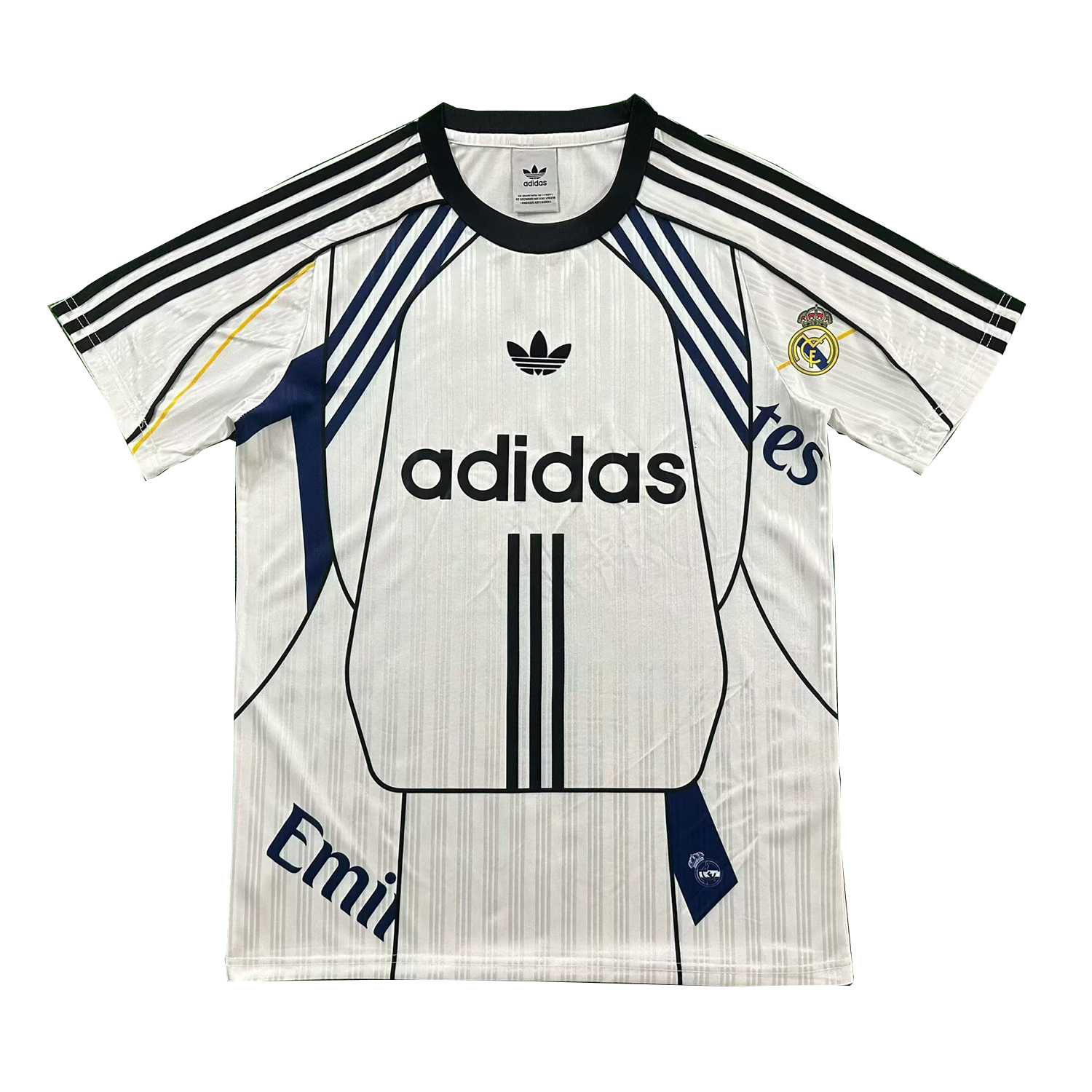 Real Madrid 26-27 Adidas Originals Retro Style White Jersey - Fans Version - JerseysGala