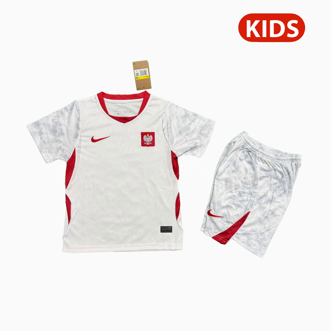 Poland 2026 Home Kids Kit - JerseysGala