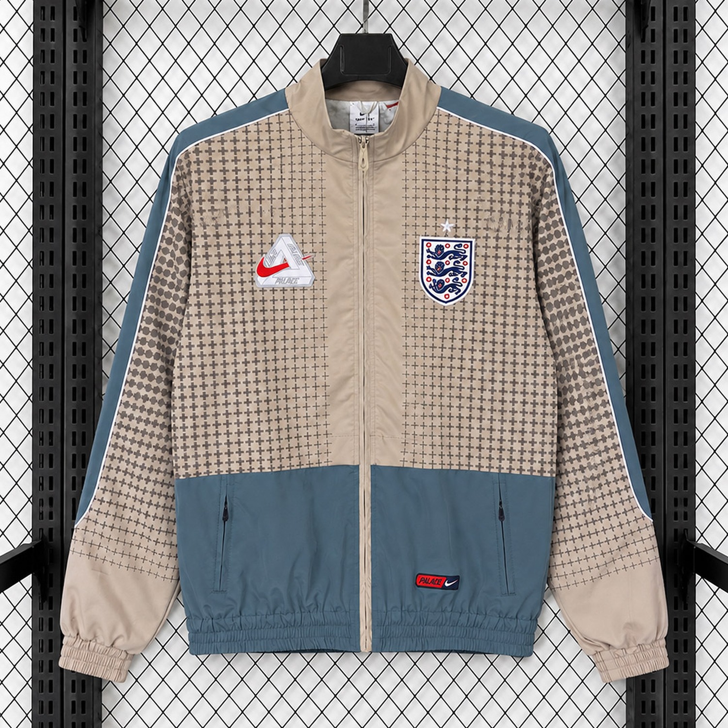 England 2026 x Palace Solo Swoosh Travel Windbreaker Jacket - JerseysGala