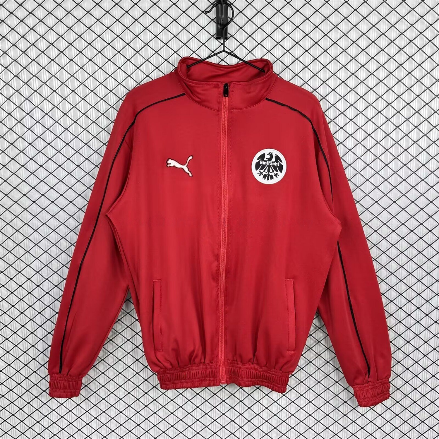 Frankfurt 25-26 Training Windbreaker Jacket - Red - JerseysGala