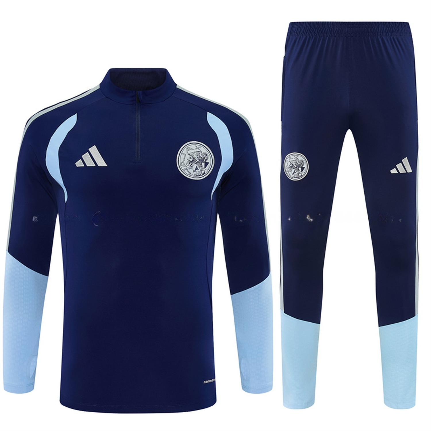 Ajax 26-27 Long Sleeve Training Set - Deep Blue Top & Deep Blue Pants - JerseysGala