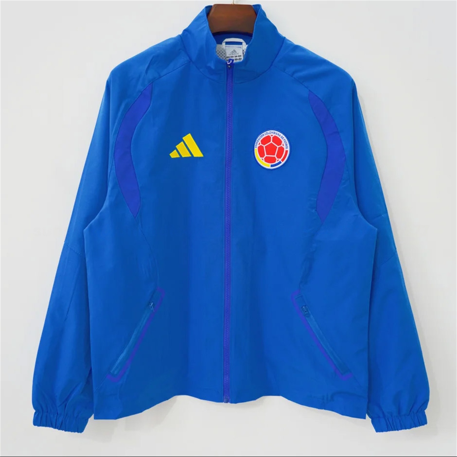 Colombia 2026 Blue Windbreaker Jacket - JerseysGala