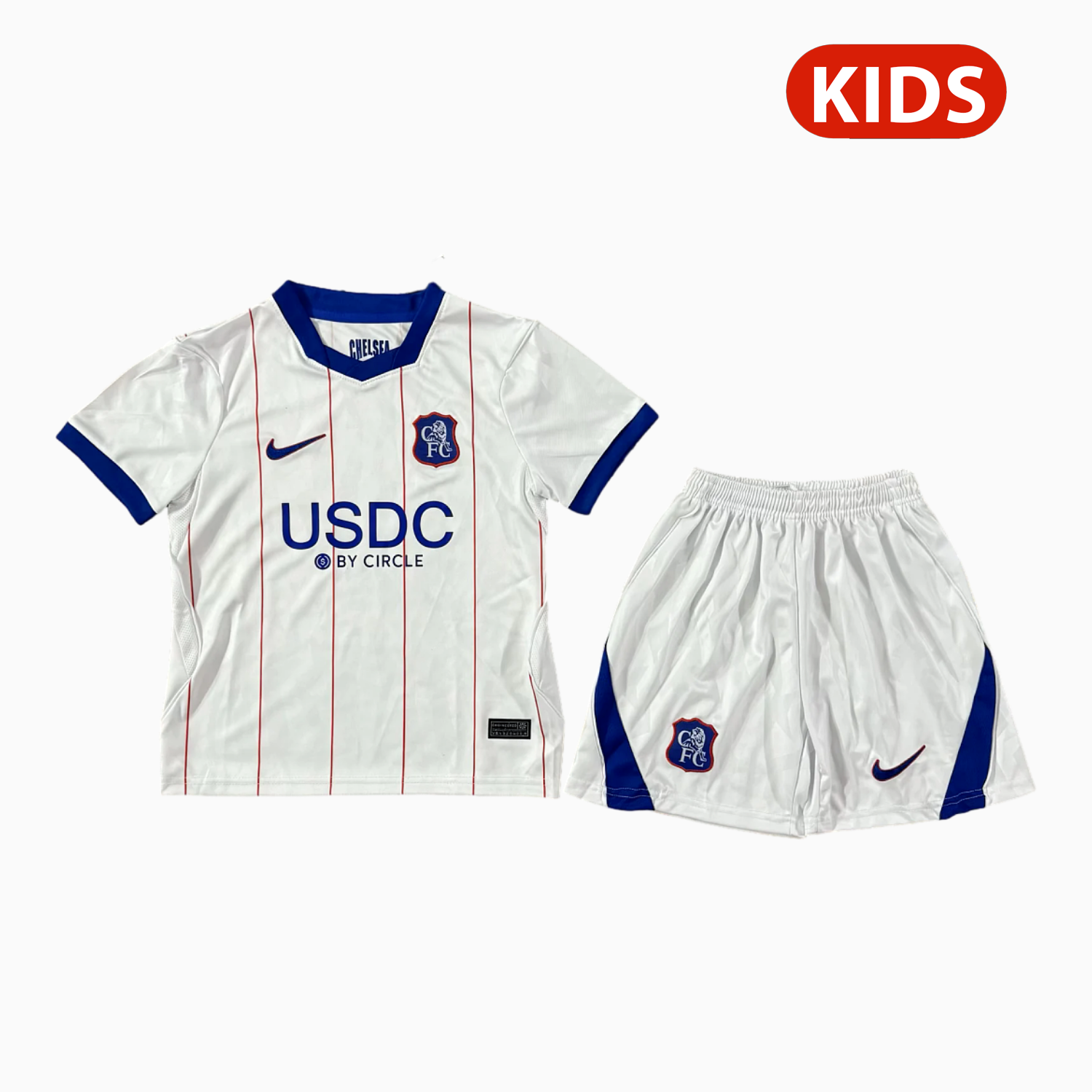 C.H.E.L.S.E.A 26-27 Third With Sponsors Kids Kit - JerseysGala