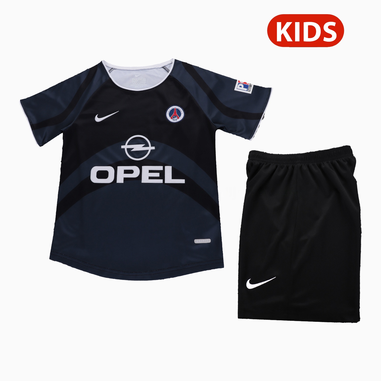 Retro Paris Saint-Germain PSG 2001-02 Third Kids Kit - JerseysGala
