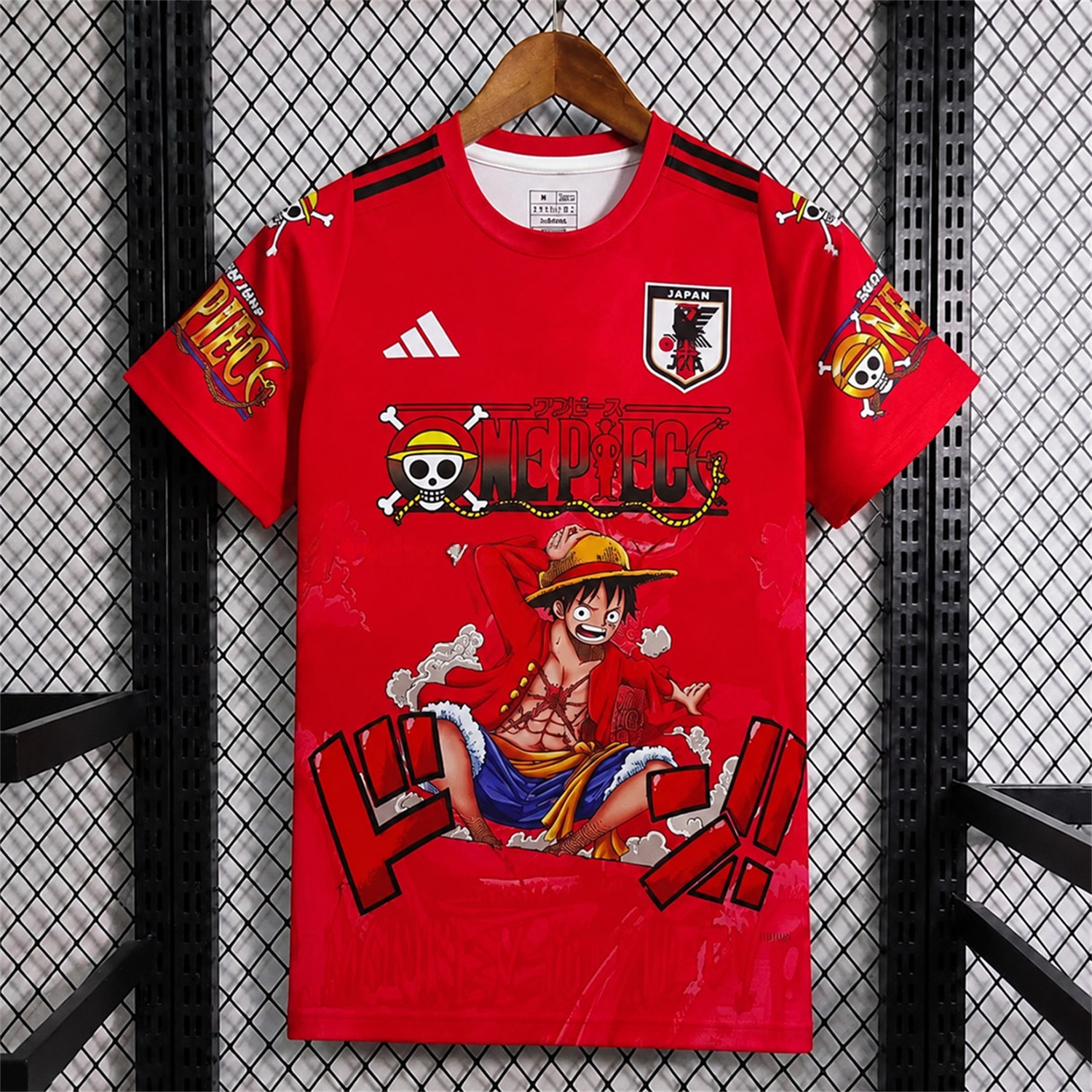 Japan 2026 One Piece Red Anime Concept Special Jersey - Fans Version - JerseysGala