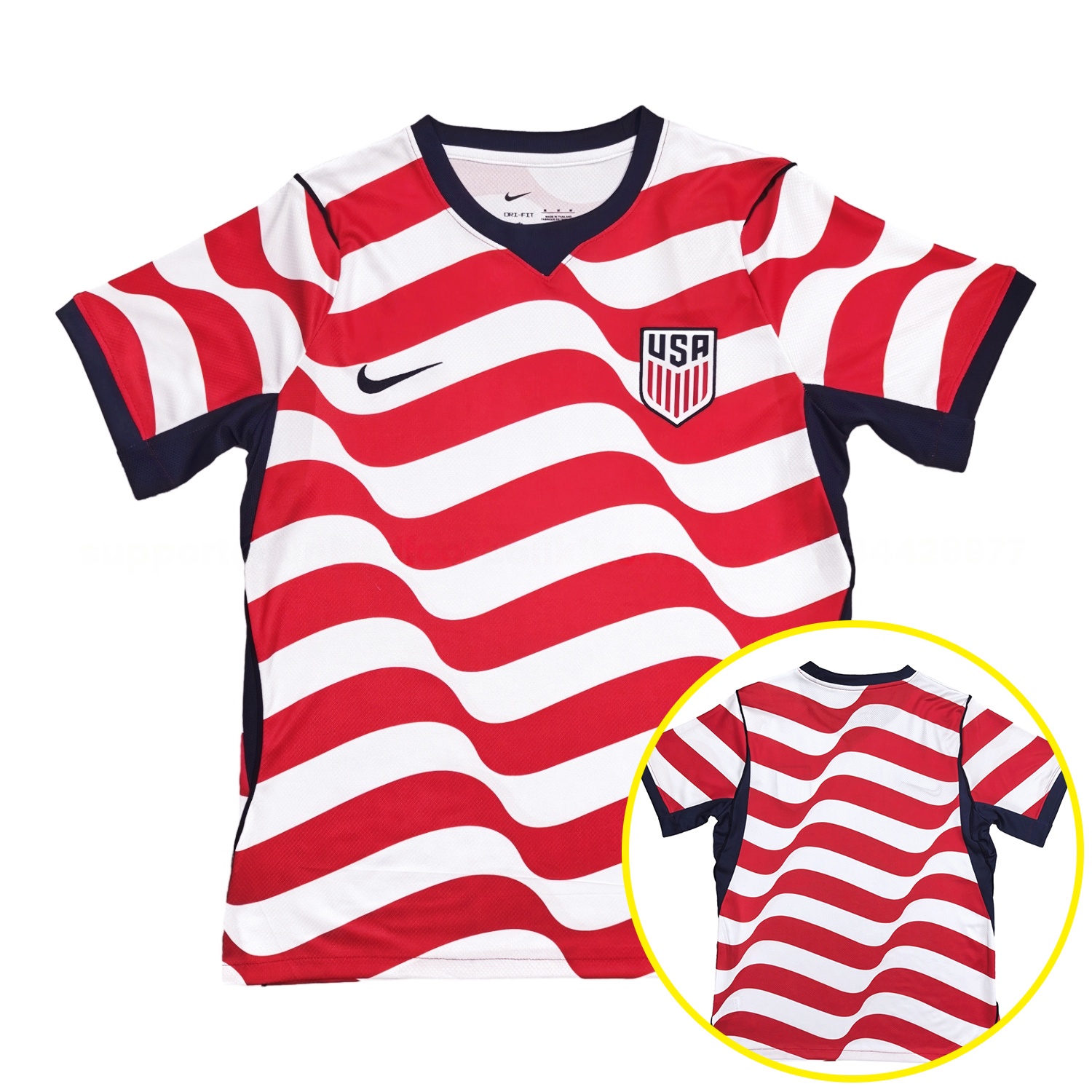 【Stripes on Both Sides】United States USA 2026 Home Jersey - Fans Version - JerseysGala