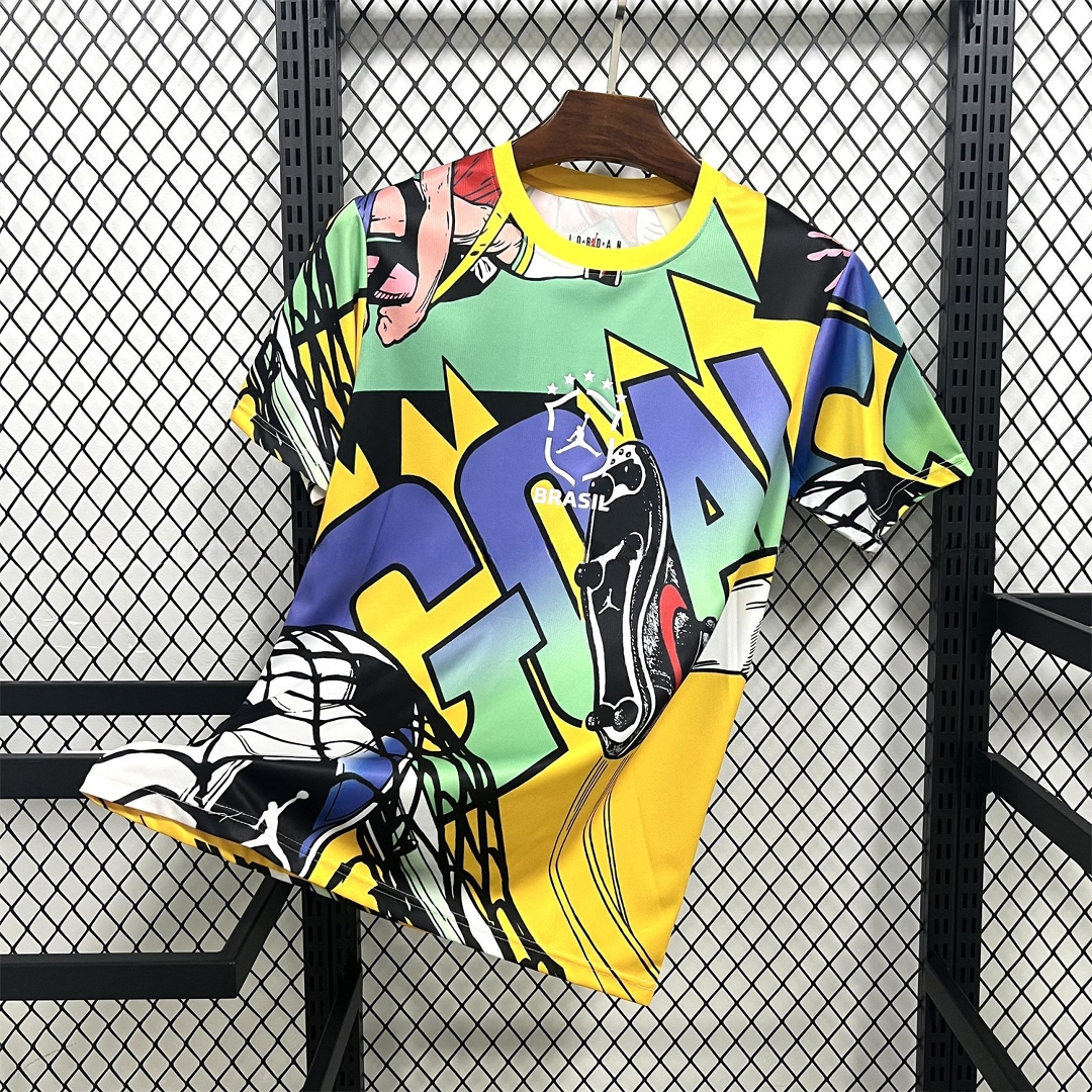 Brazil 2026 Goal Variegated Special Jersey - Fans Version - JerseysGala