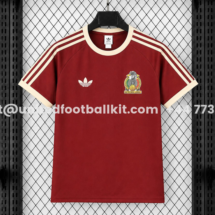 Mexico 2026 3-Stripes Adicolor Red Special Jersey - Fans Version - JerseysGala
