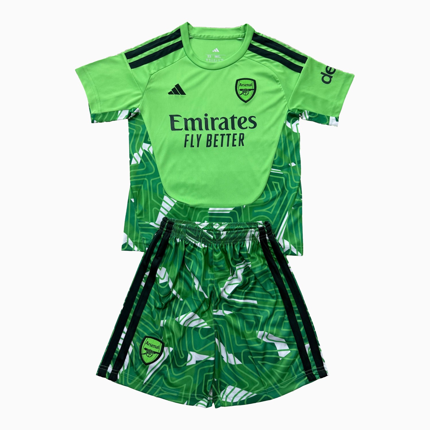 Arsenal 26-27 Green Goalkeeper Men's Adult Jersey Set - Fans Version - JerseysGala