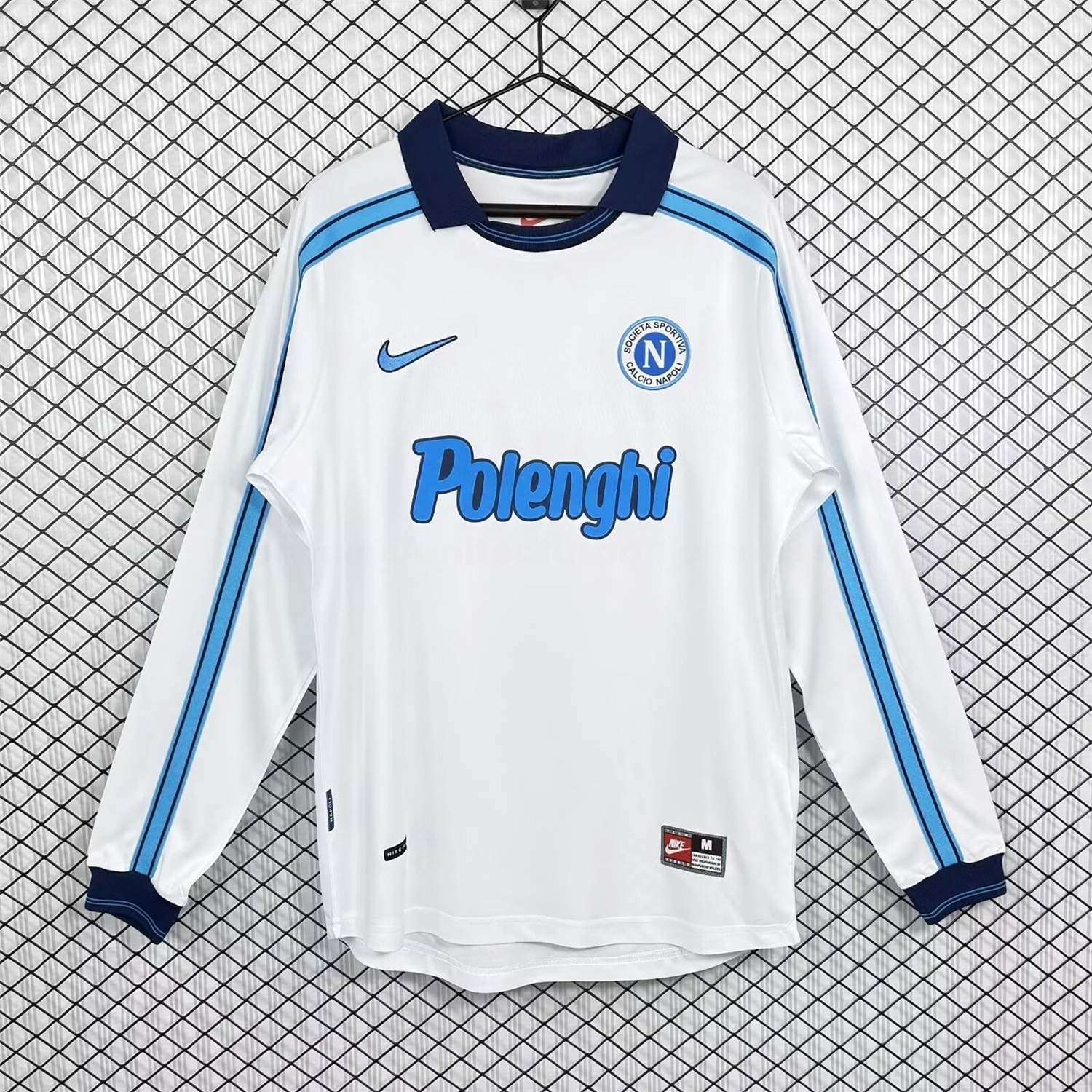 Retro Napoli 1998-99 Away Long Sleeves Jersey - JerseysGala
