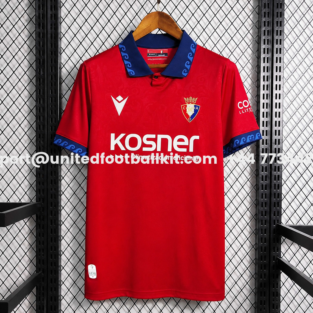 Osasuna 26-27 Home Jersey - Fans Version - JerseysGala