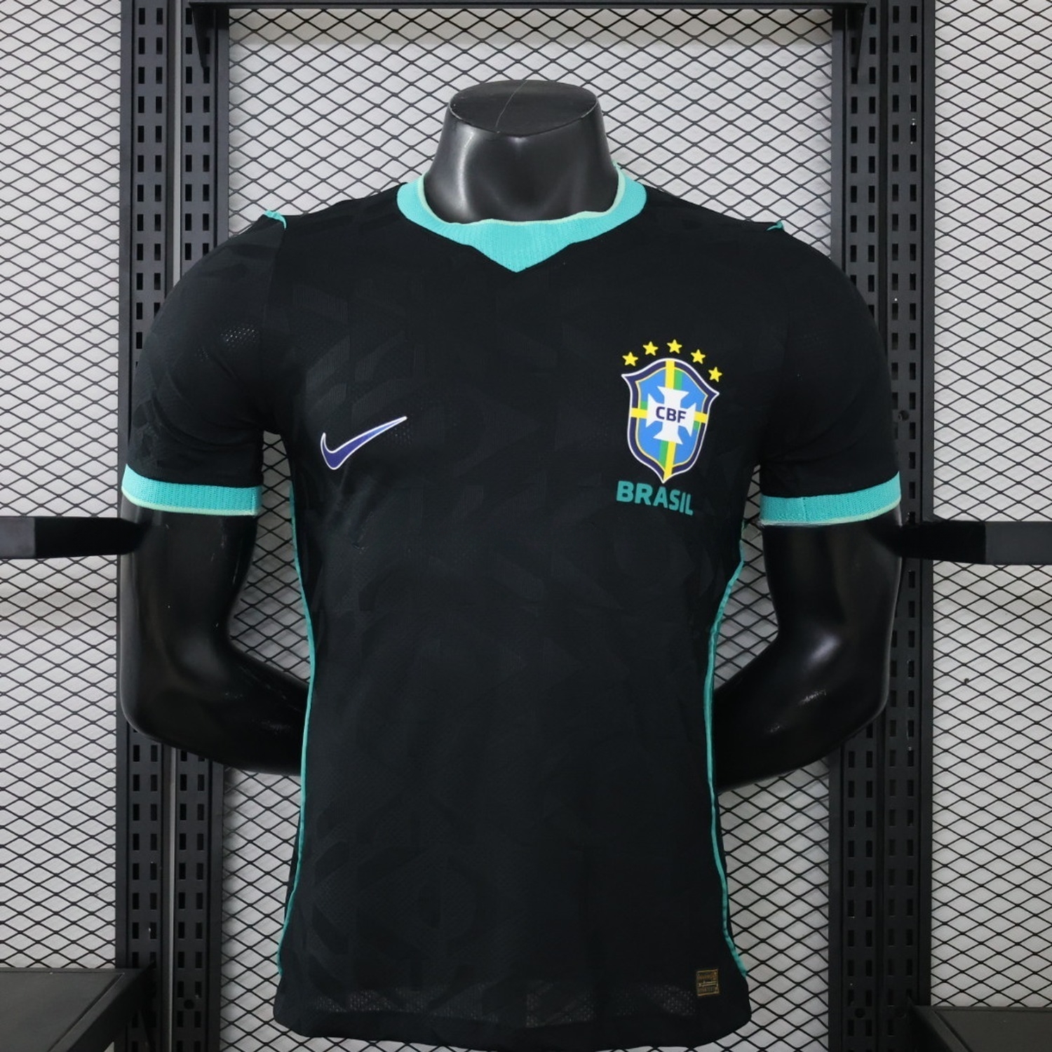 Brazil 2026 Black Mint Special Jersey - Player Version - JerseysGala
