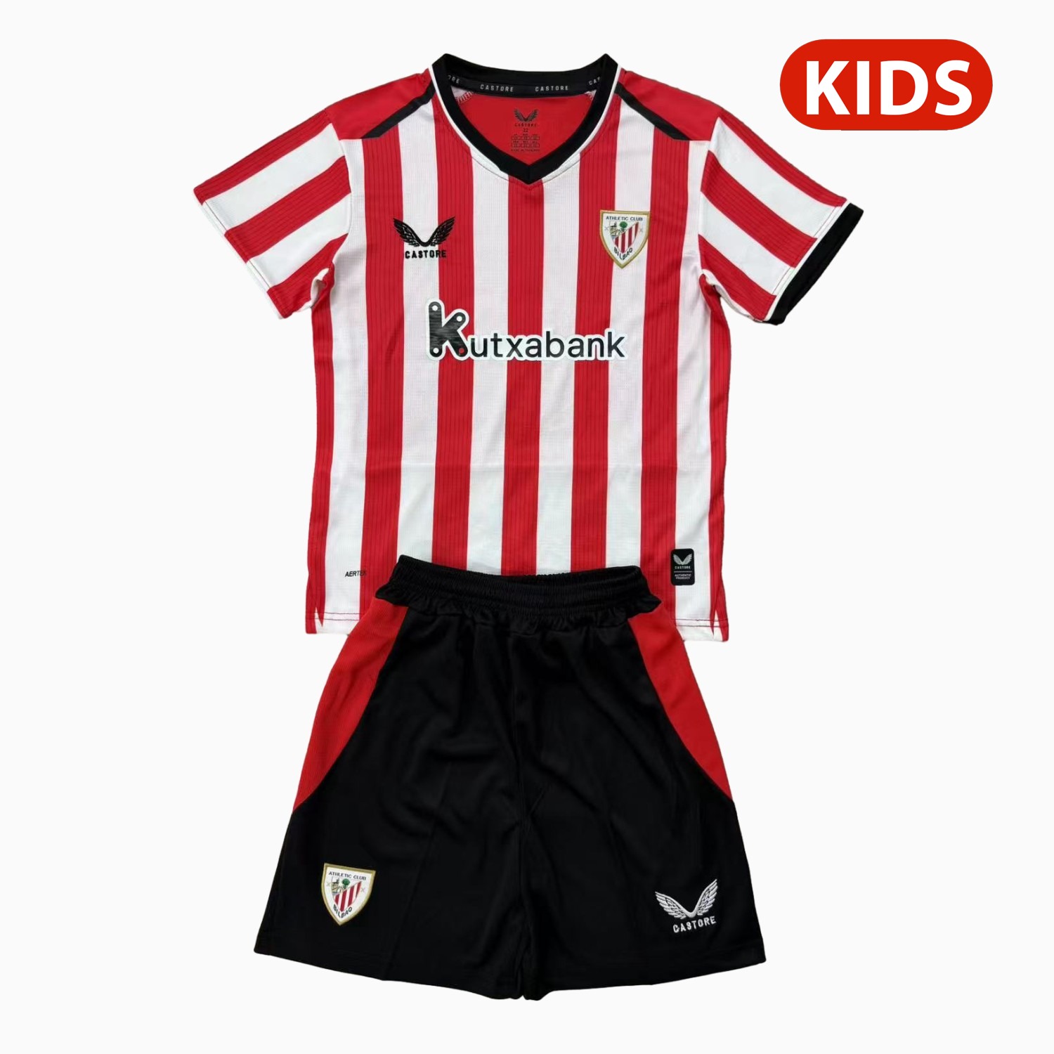 Athletic Bilbao 26-27 Home Red Kids Kit - JerseysGala
