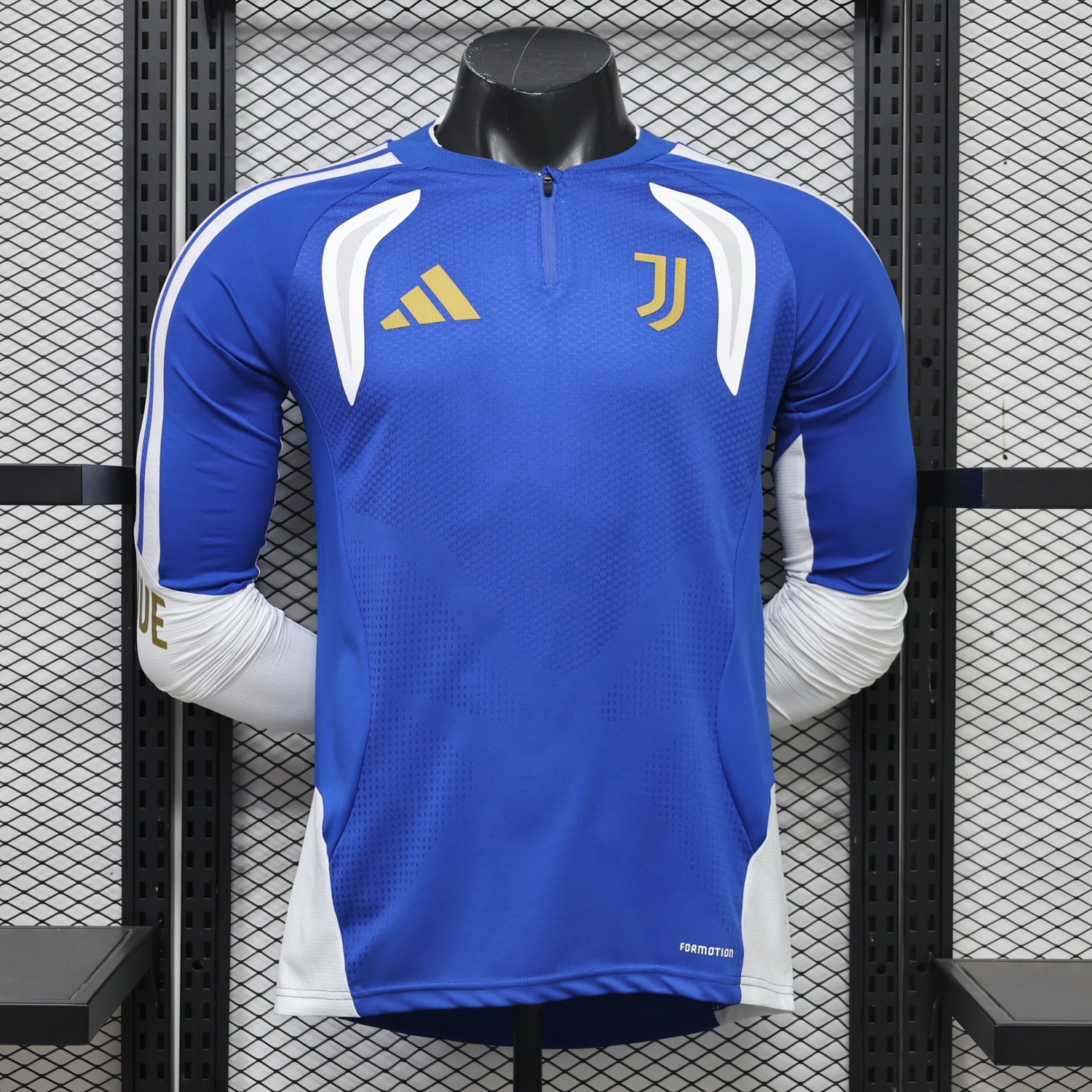 Juventus 26-27 Blue Long Sleeves Training Jersey - Player Version - JerseysGala
