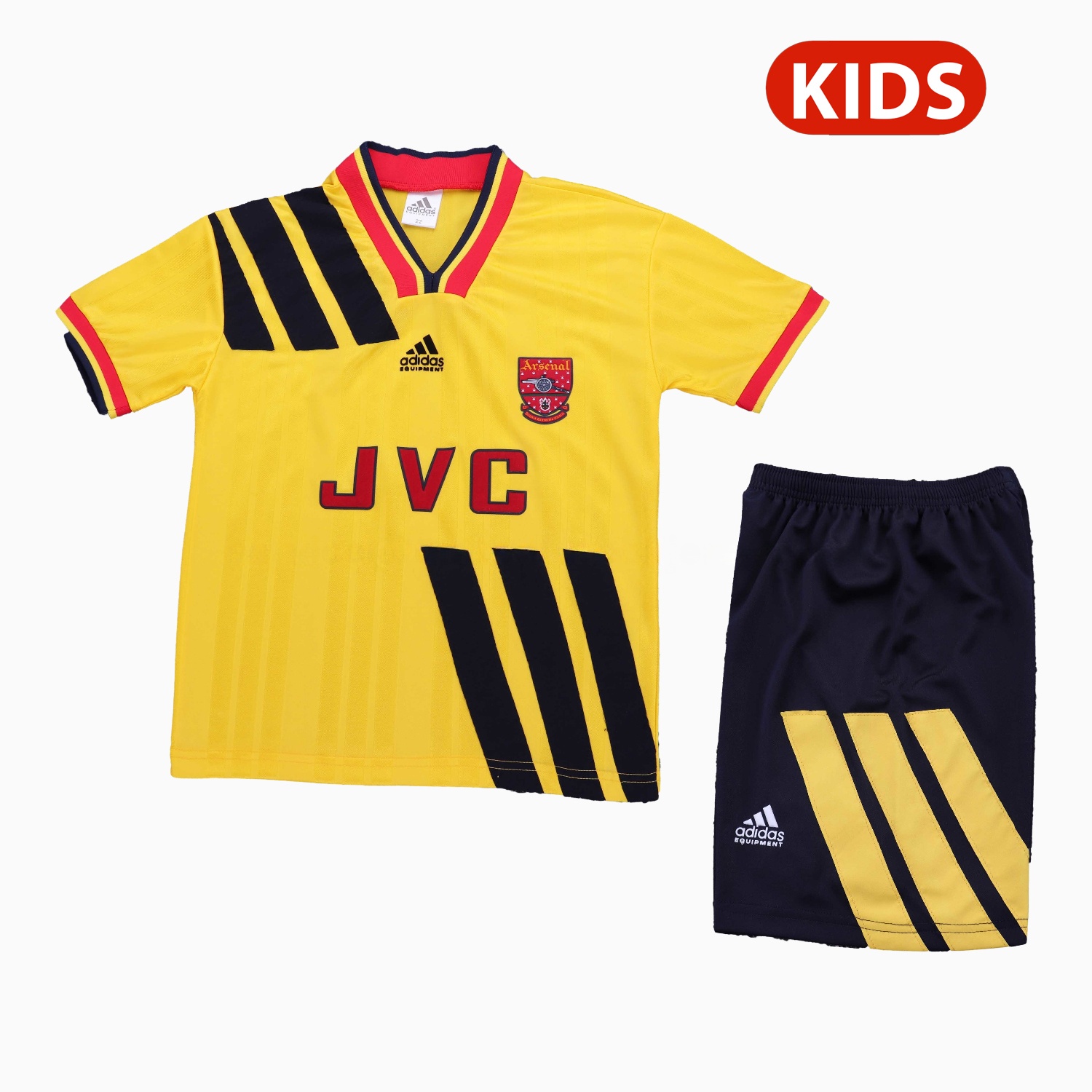 Retro Arsenal 1993-94 Away Kids Kit - JerseysGala