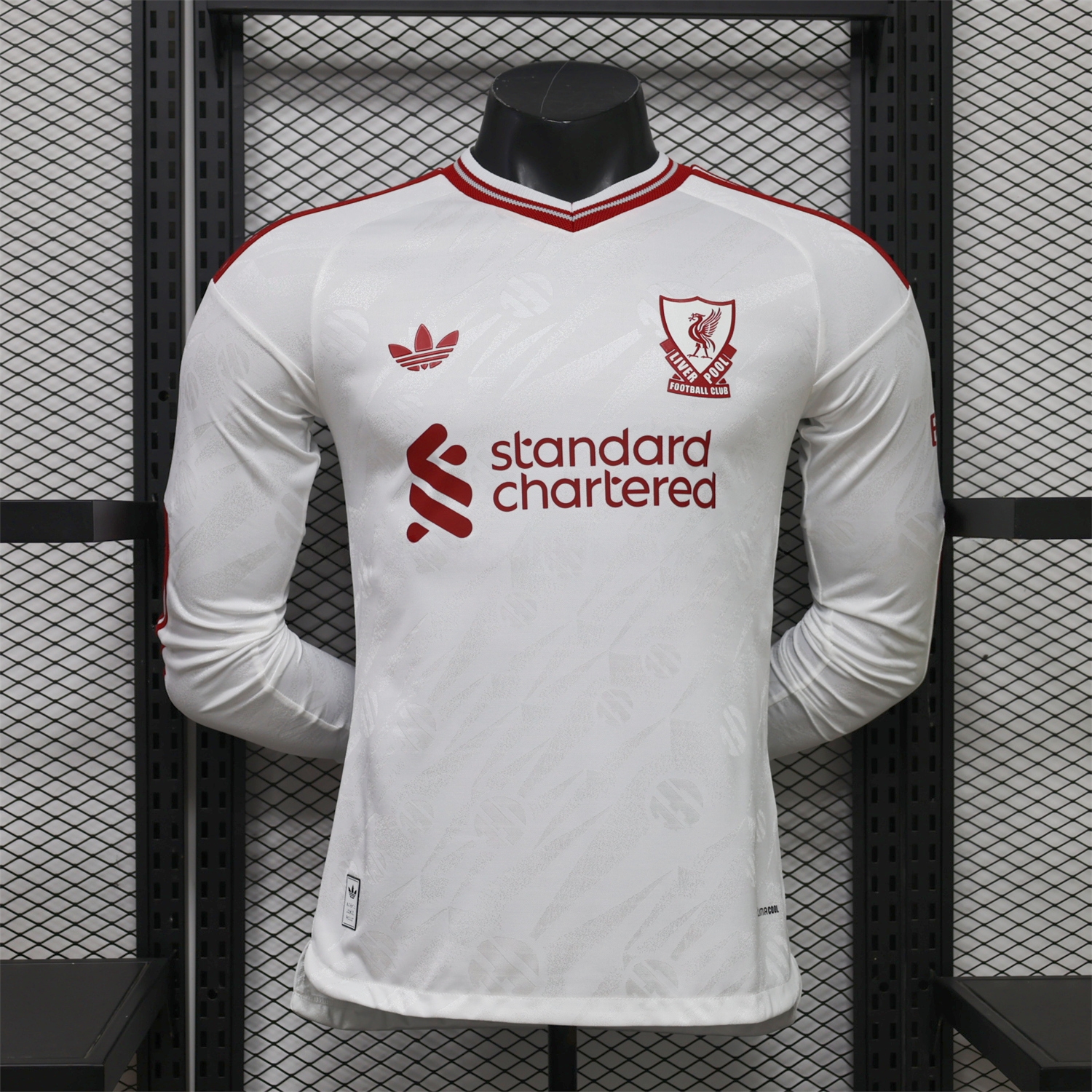 Liver.pool 26-27 Away Long Sleeves Jersey - Player Version - JerseysGala
