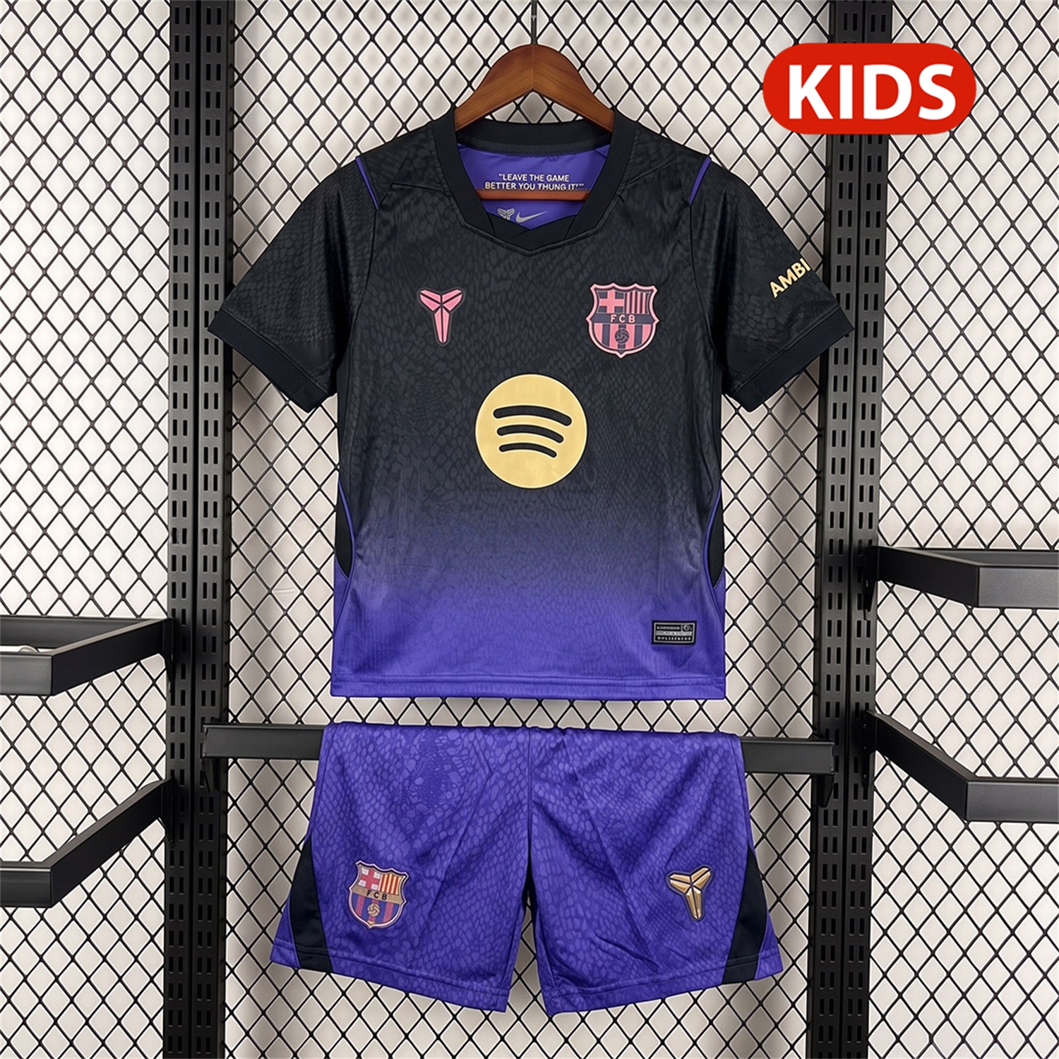 Barcelona 26-27 Away Kids Kit - Fans Version - JerseysGala