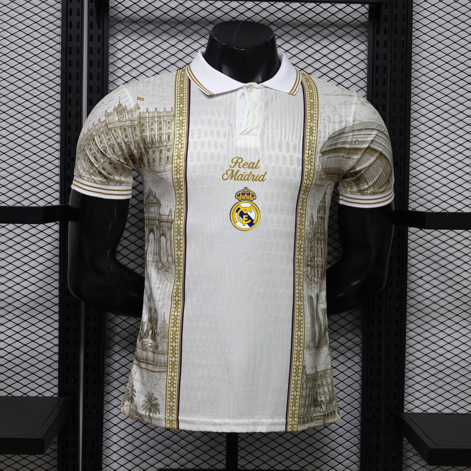 Real Madrid 26-27 White Gold Special Jersey - Player Version - JerseysGala