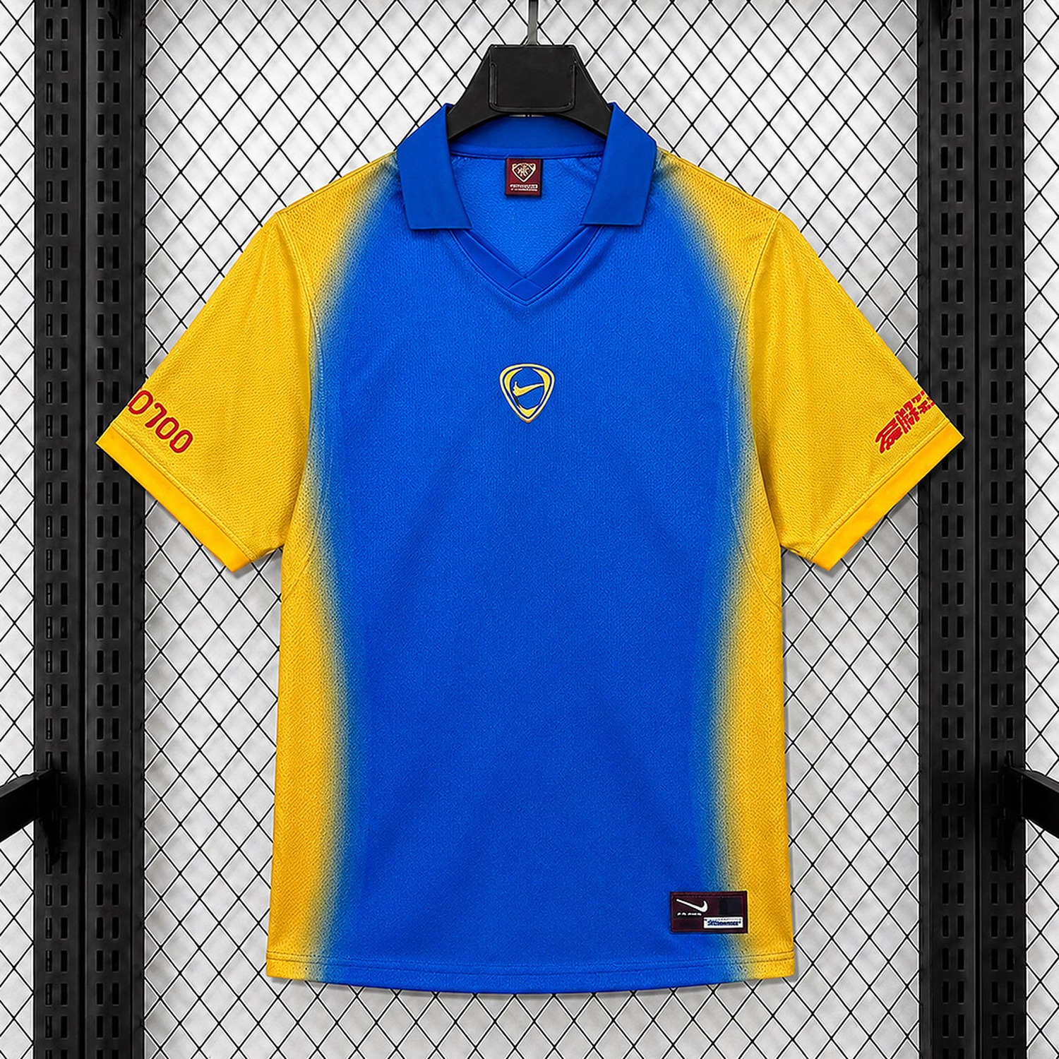 Colombia 2026 x Travis Scott Cactus Jack Total 90 Blue Yellow Special Jersey - Fans Version - JerseysGala