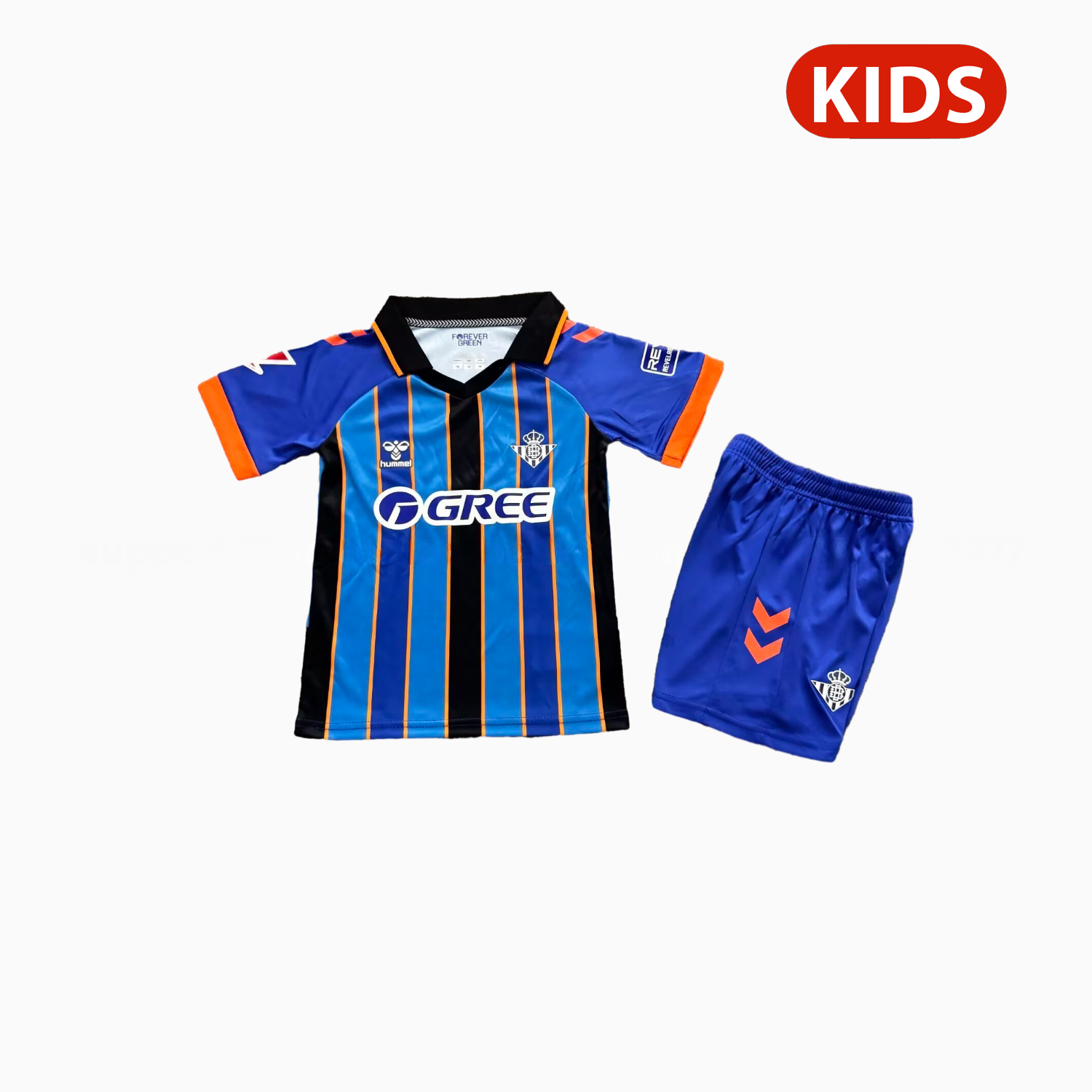 Real Betis 25-26 Goalkeeper Blue Kids Kit - JerseysGala