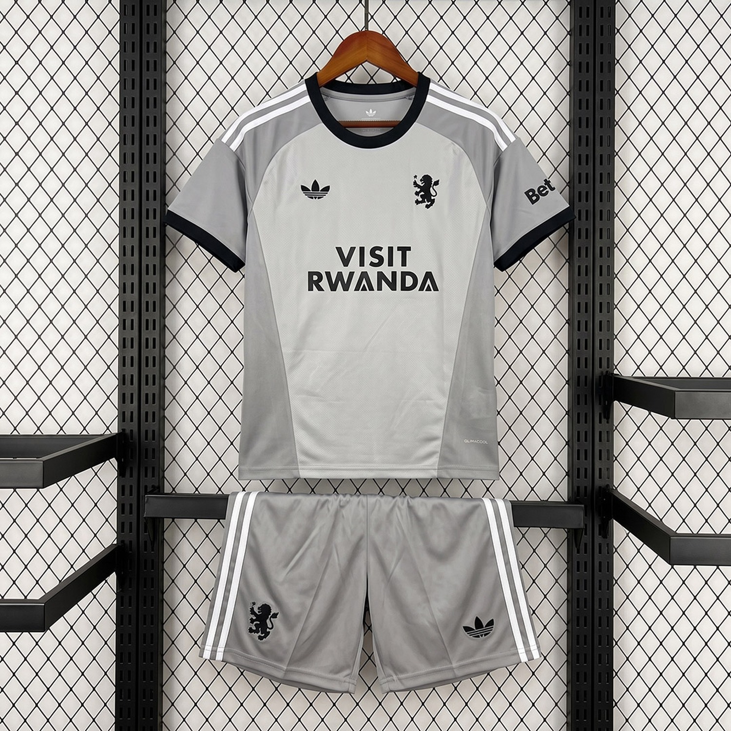 Aston Villa 26-27 Grey Goalkeeper Kids Kit - JerseysGala