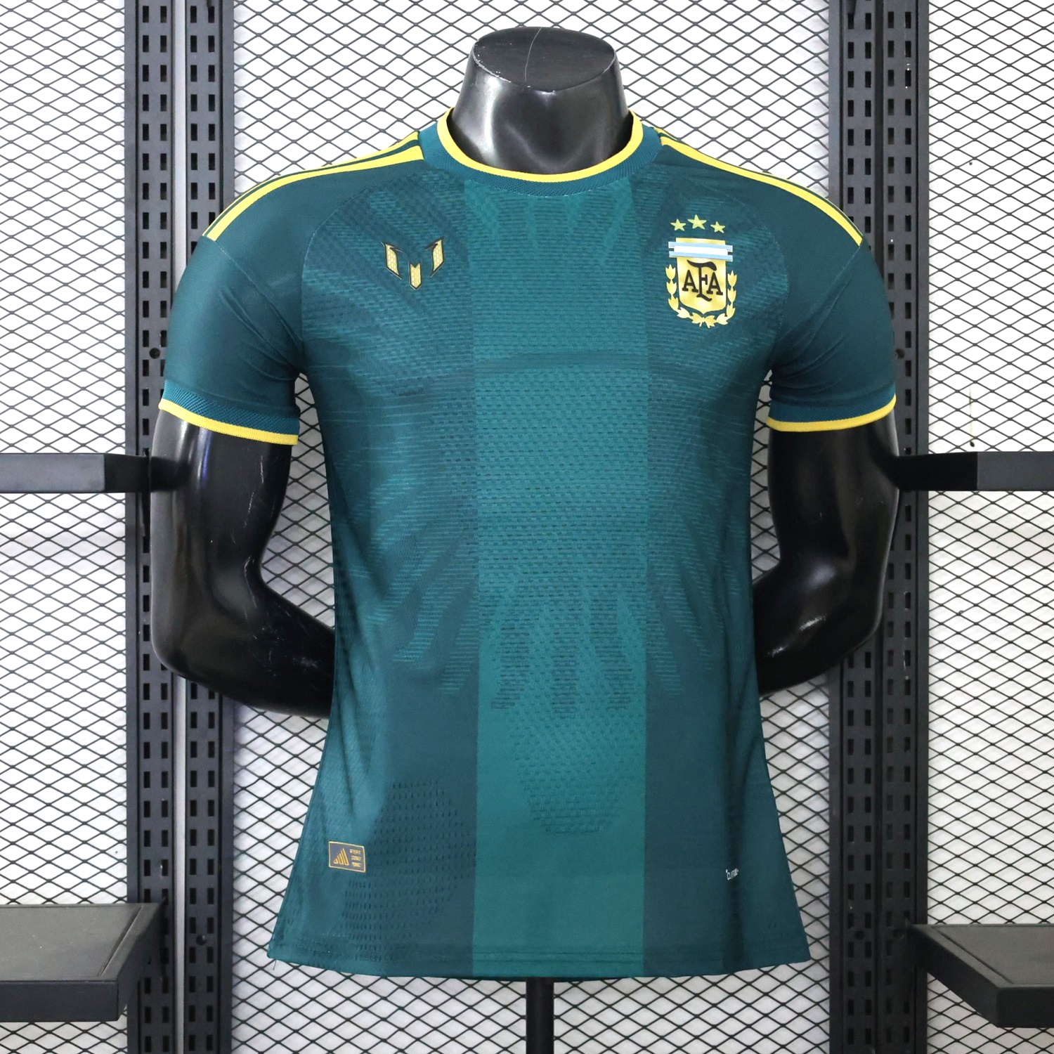 Argentina 2026 Messi Anniversary Green Special Jersey - Player Version - JerseysGala