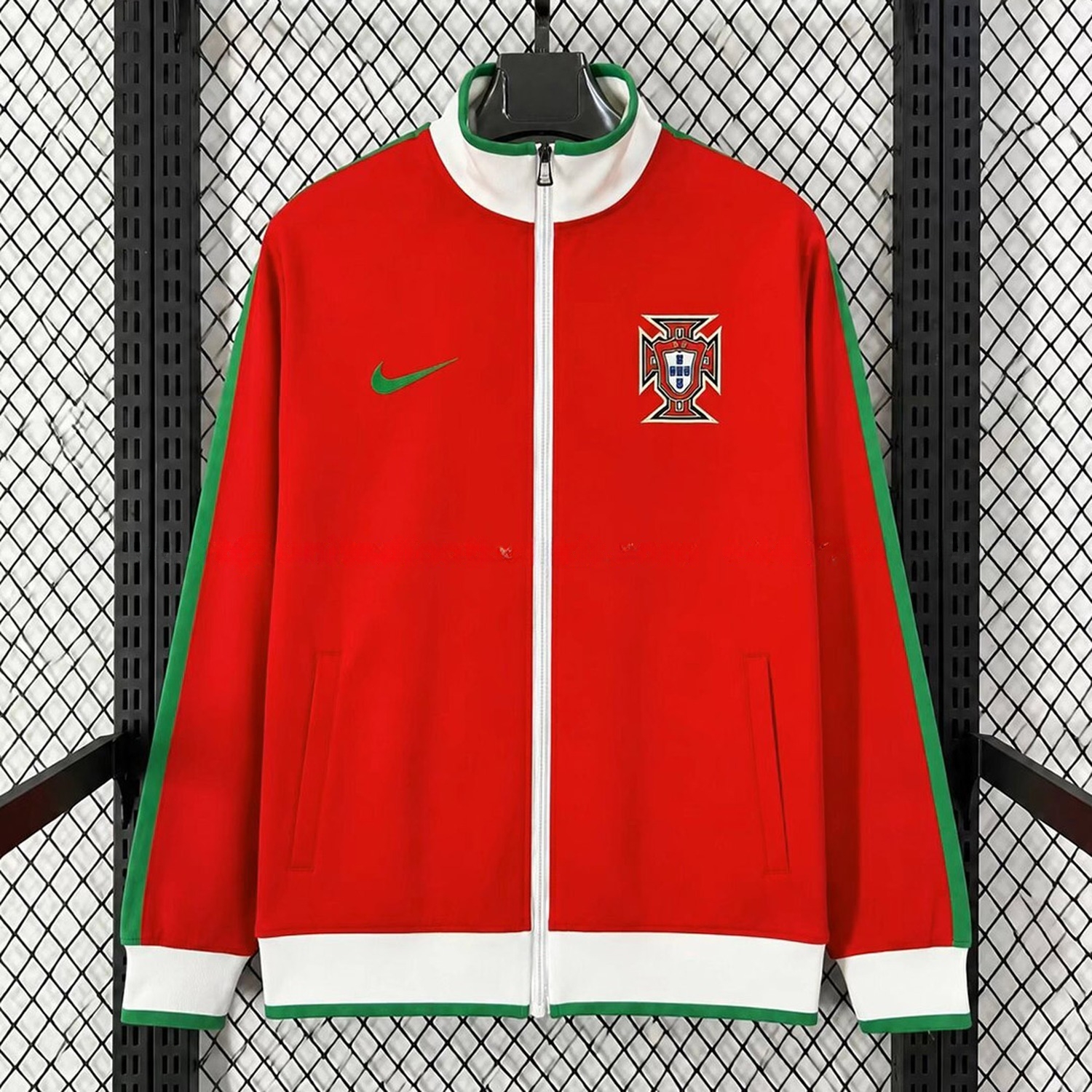 Retro Portugal 2010-12 Red Windbreaker - JerseysGala