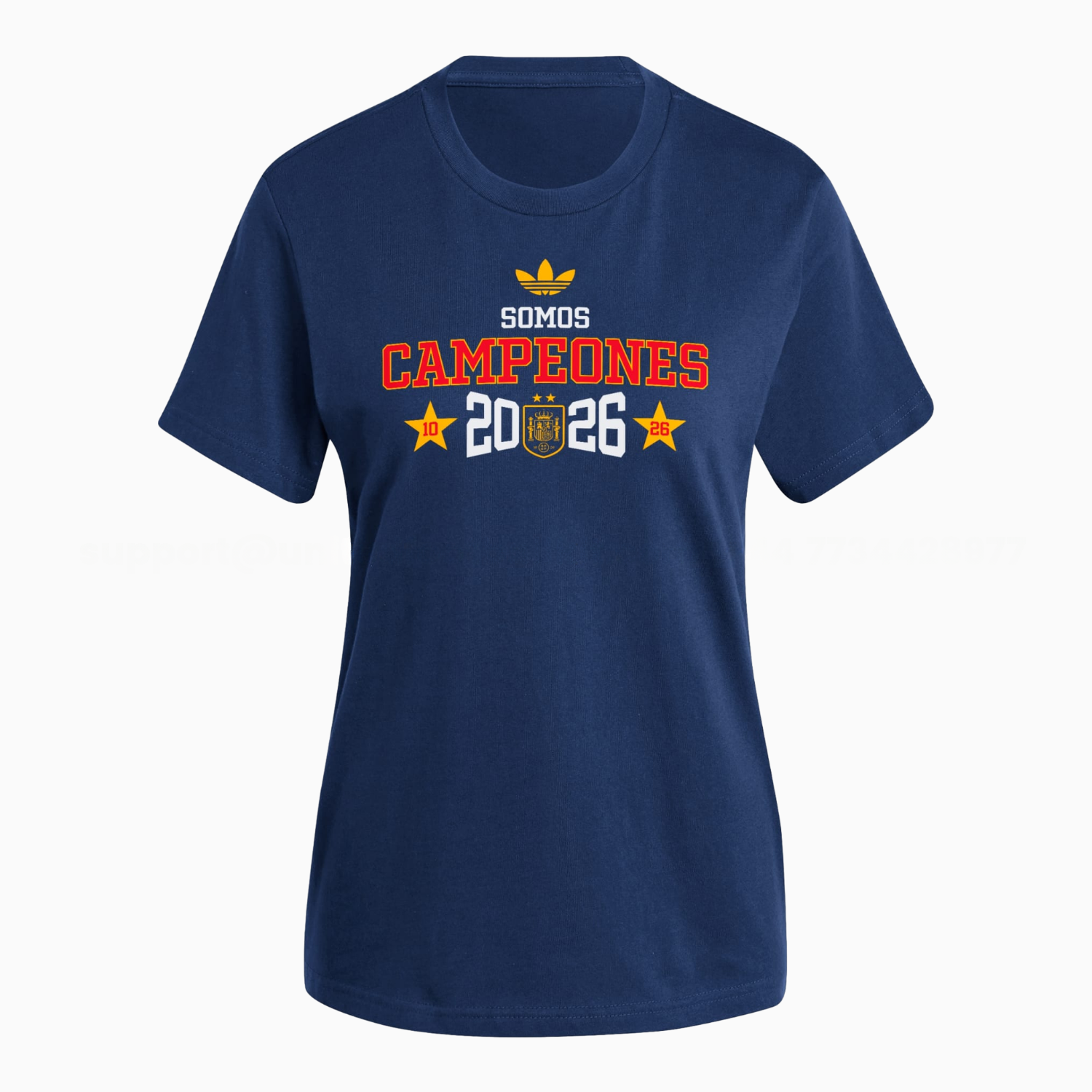Spain 2026 World Cup Somos Campeones Blue T-shirt - JerseysGala