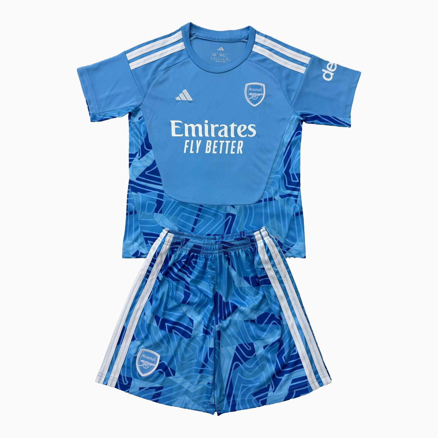 Arsenal 26-27 Sky Blue Goalkeeper Men's Adult Jersey Set - Fans Version - JerseysGala