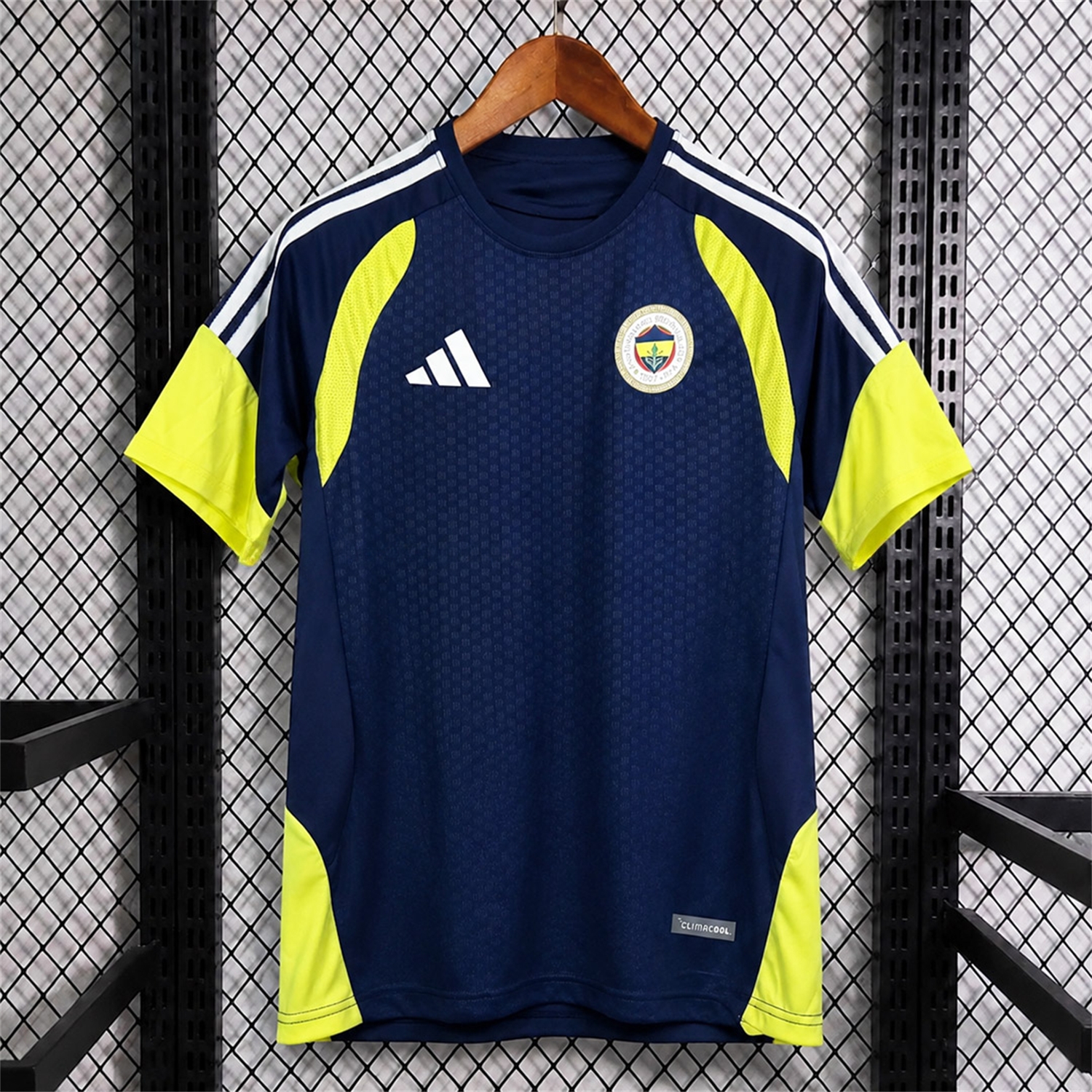 Fenerbahce 26-27 Navy Blue With Yellow Training Jersey - Fans Version - JerseysGala