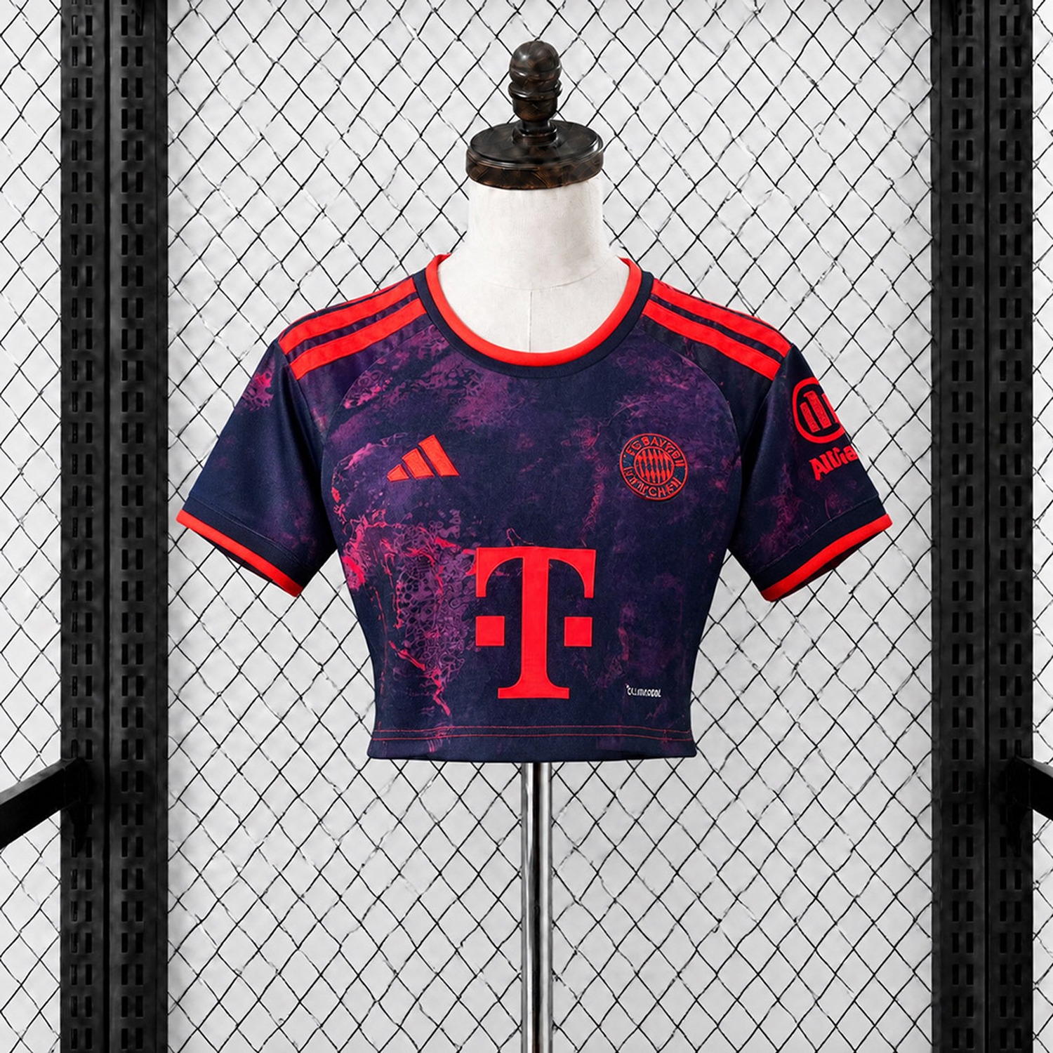 Women's Bayern Munich 26-27 Third Cropped Jersey - Fans Version - JerseysGala