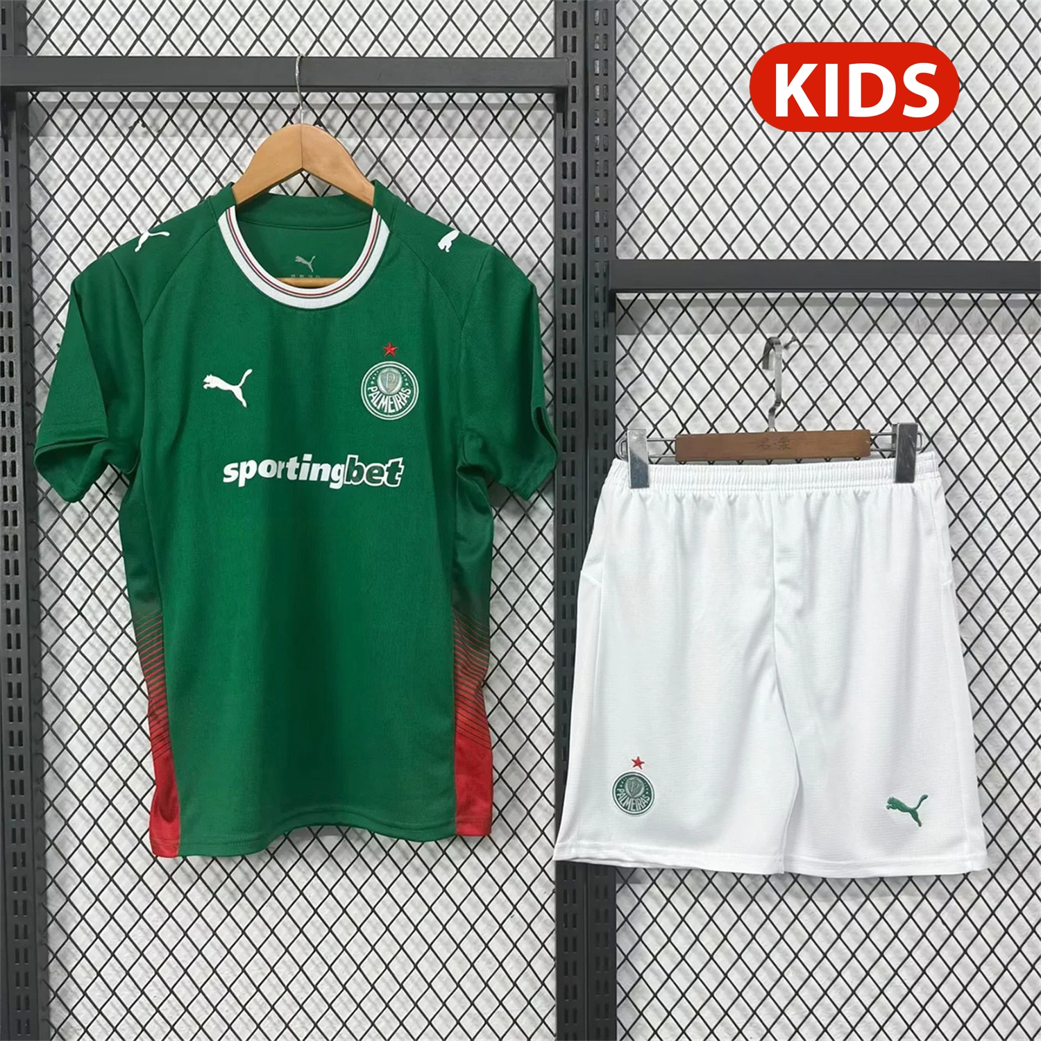 Palmeiras 26-27 Home Kids Kit - JerseysGala