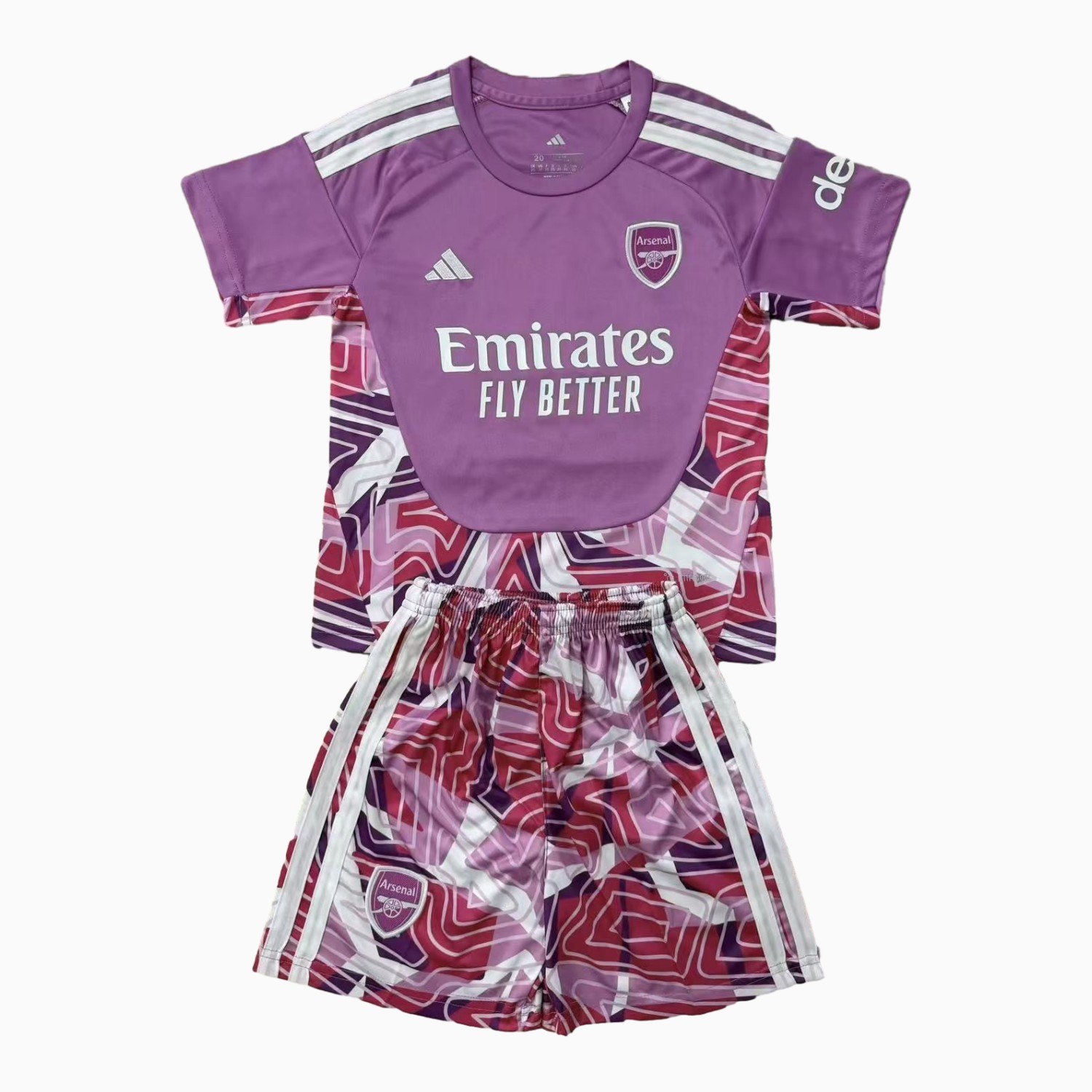 Arsenal 26-27 Pink Goalkeeper Men's Adult Jersey Set - Fans Version - JerseysGala