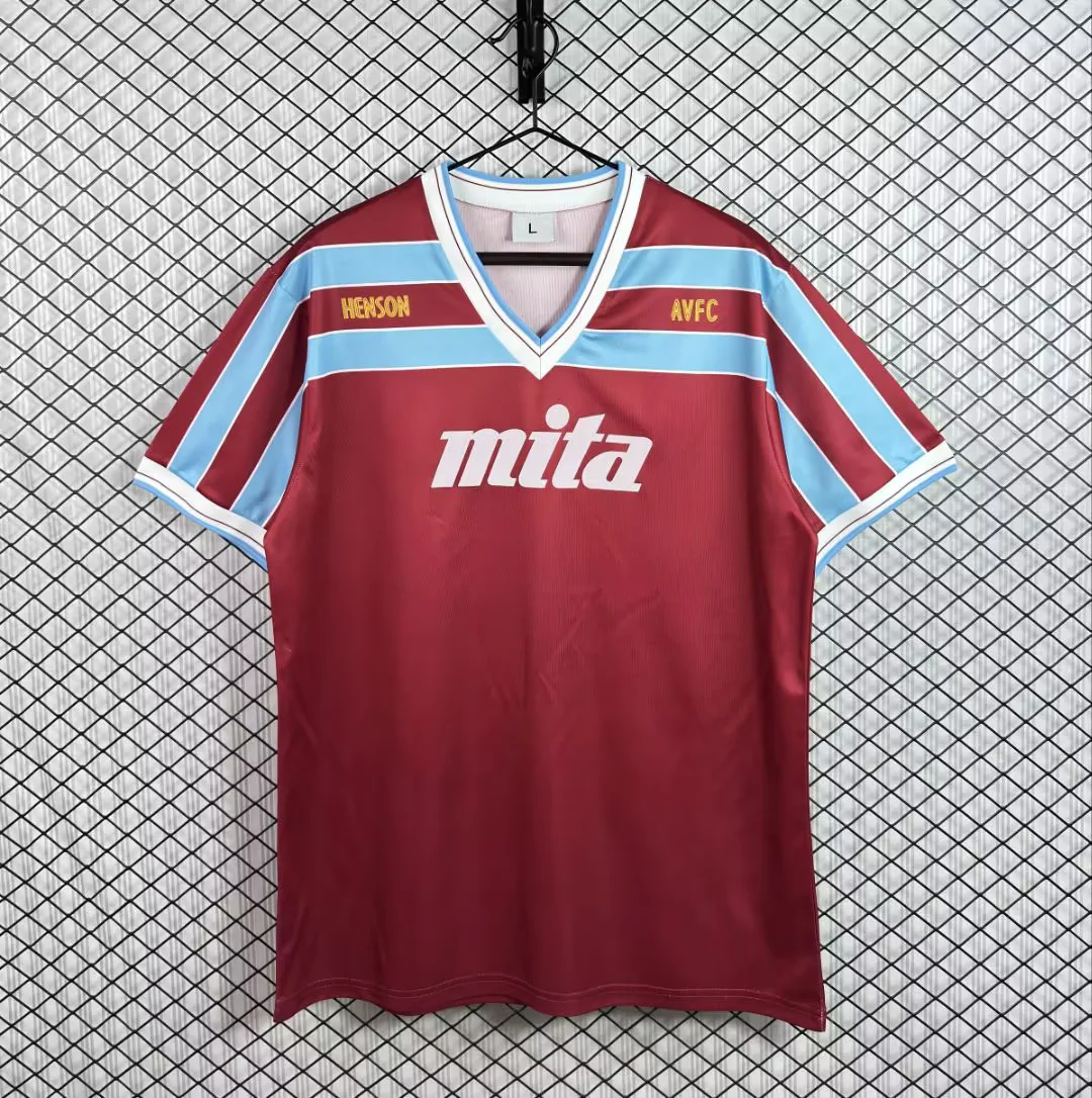 Retro Aston Villa 1985-87 Home Jersey - JerseysGala