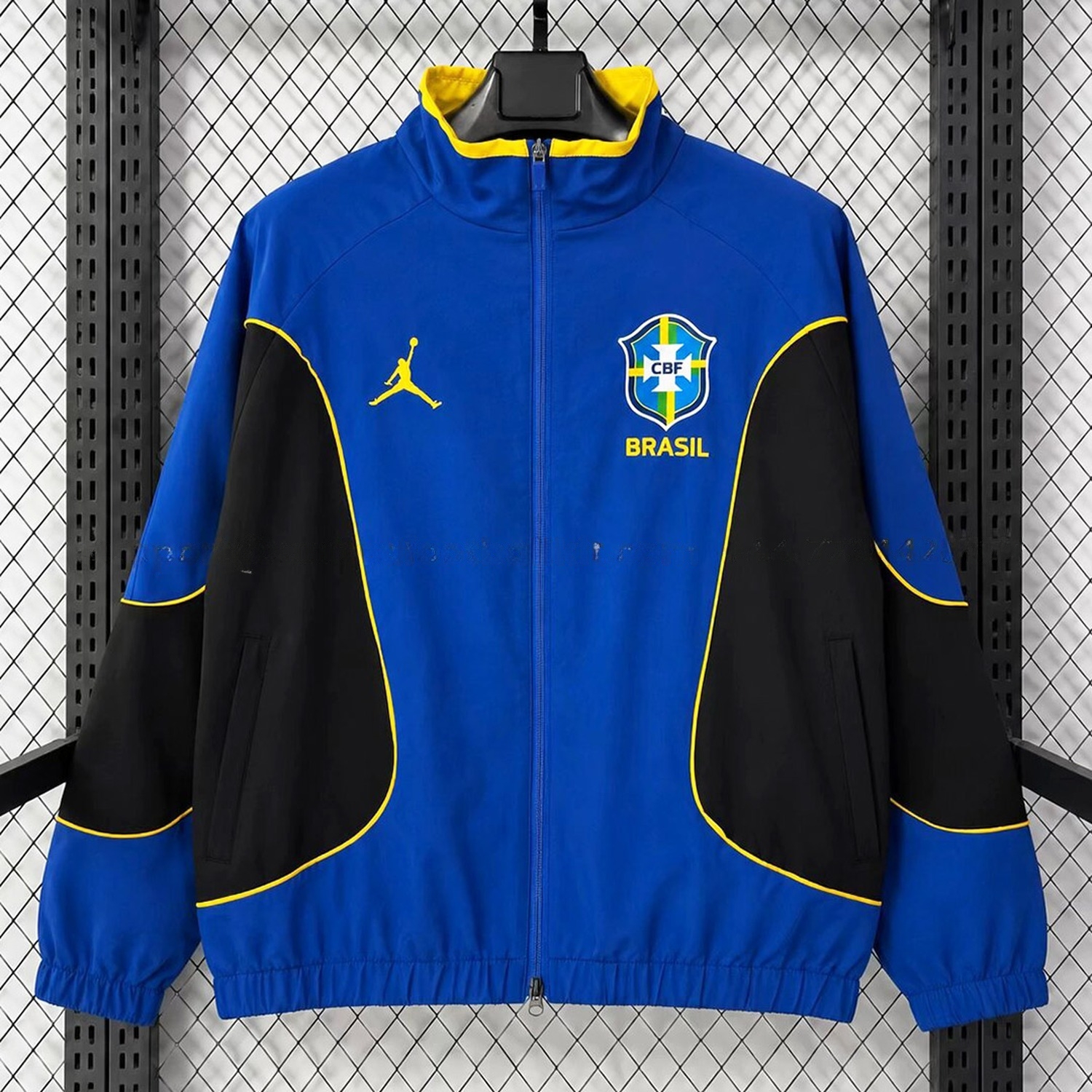 Brazil 2026 Away Blue With Black Windbreaker - JerseysGala
