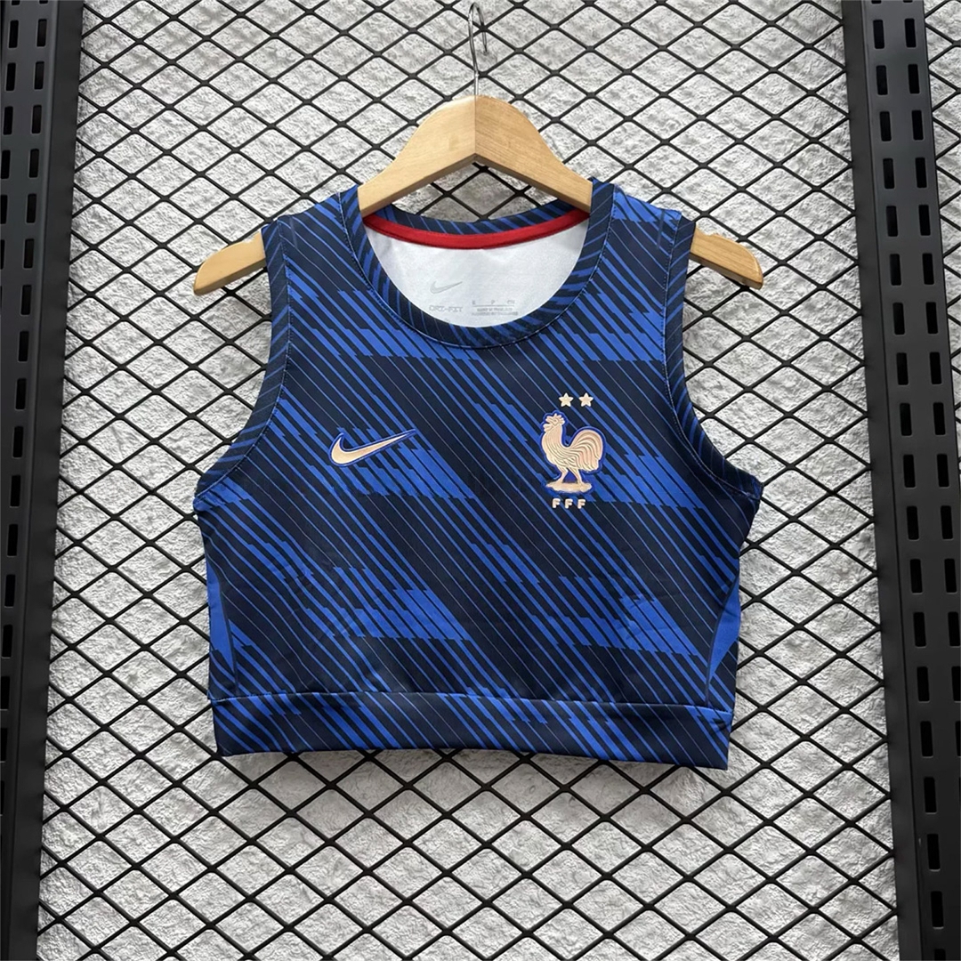 Women's France 2026 Home Yoga Vest - JerseysGala