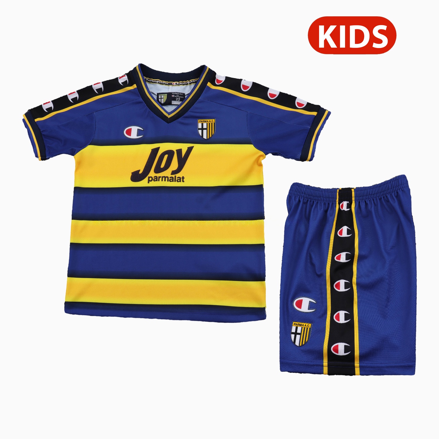 Retro Parma 2001-02 Home Kids Kit - JerseysGala