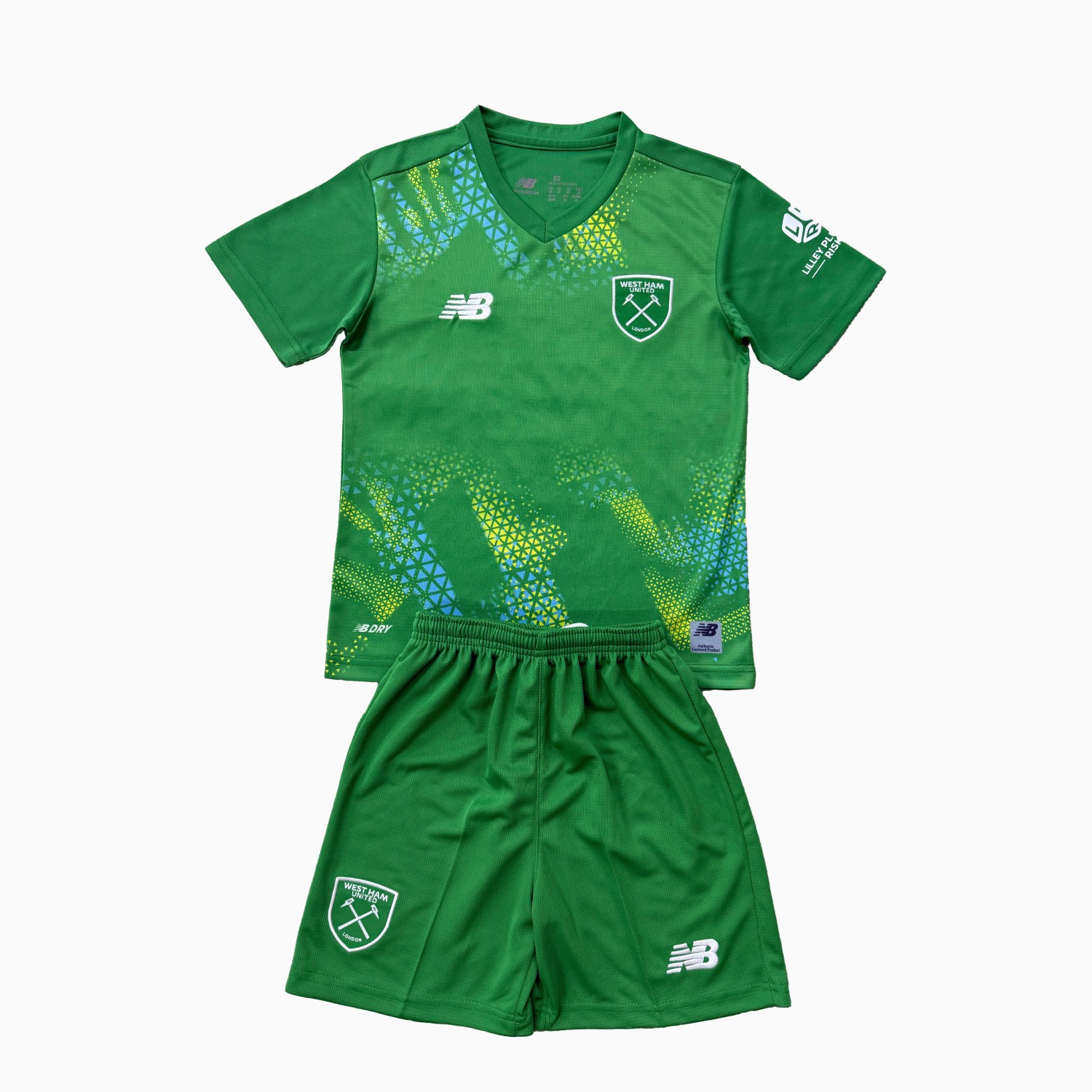 West Ham United 26-27 Green Goalkeeper Kids Kit - JerseysGala