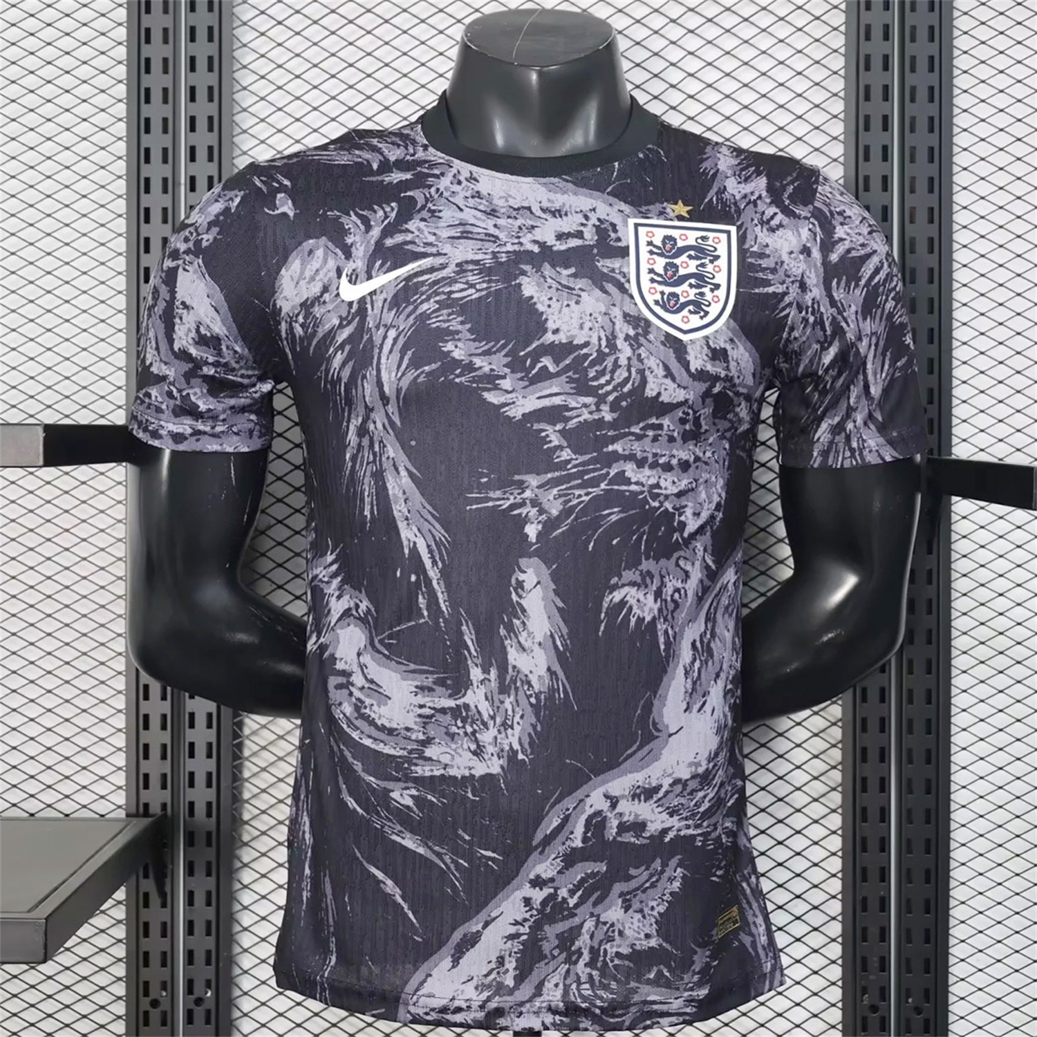 England 2026 Lion Black Special Jersey - Player Version - JerseysGala
