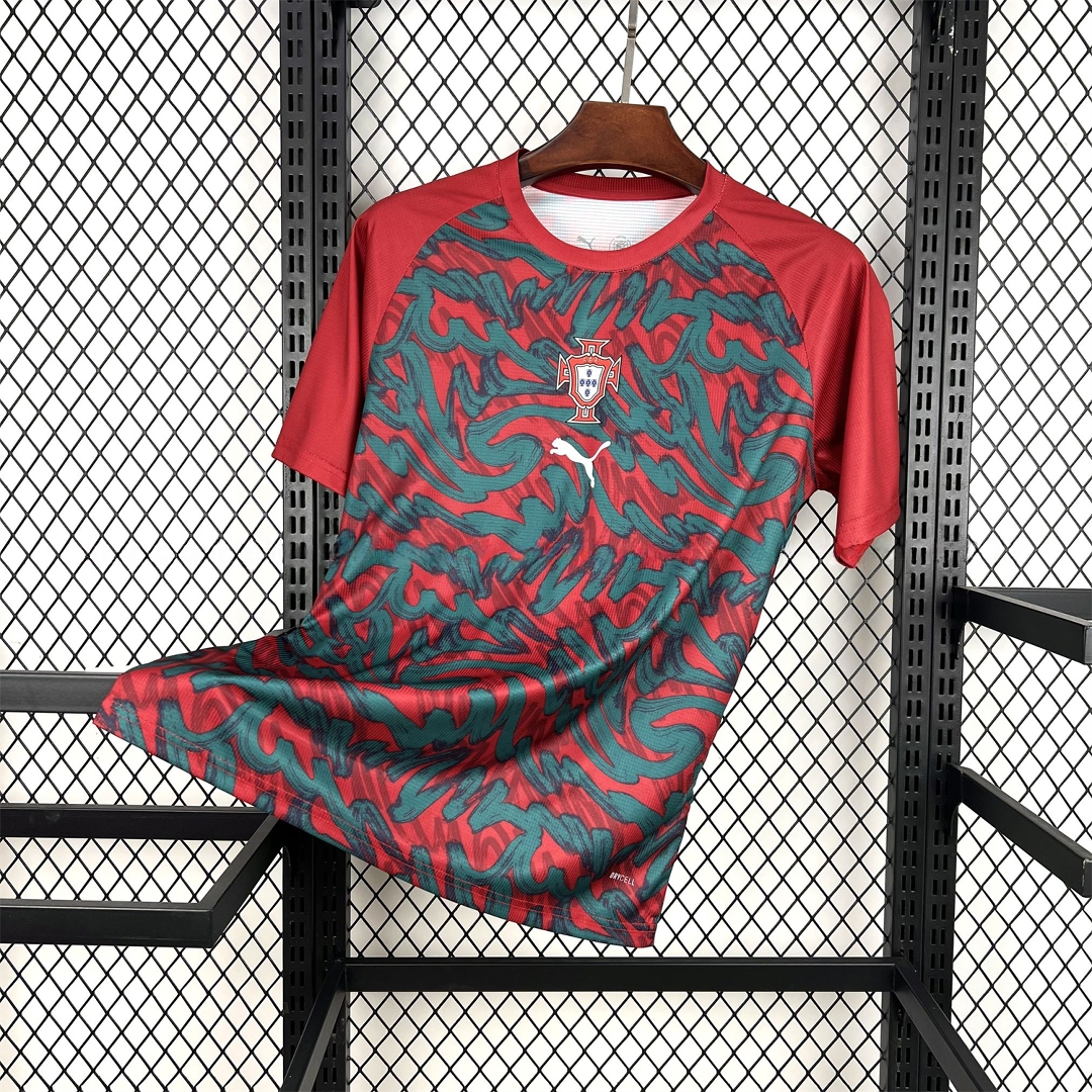 Portugal 2026 Pre-Match Deep Red Jersey - Fans Version - JerseysGala