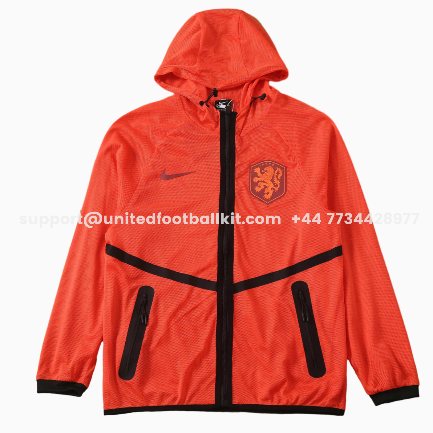 Netherlands 2026 World Cup Appearance Outfit Windbreaker - Orange - JerseysGala