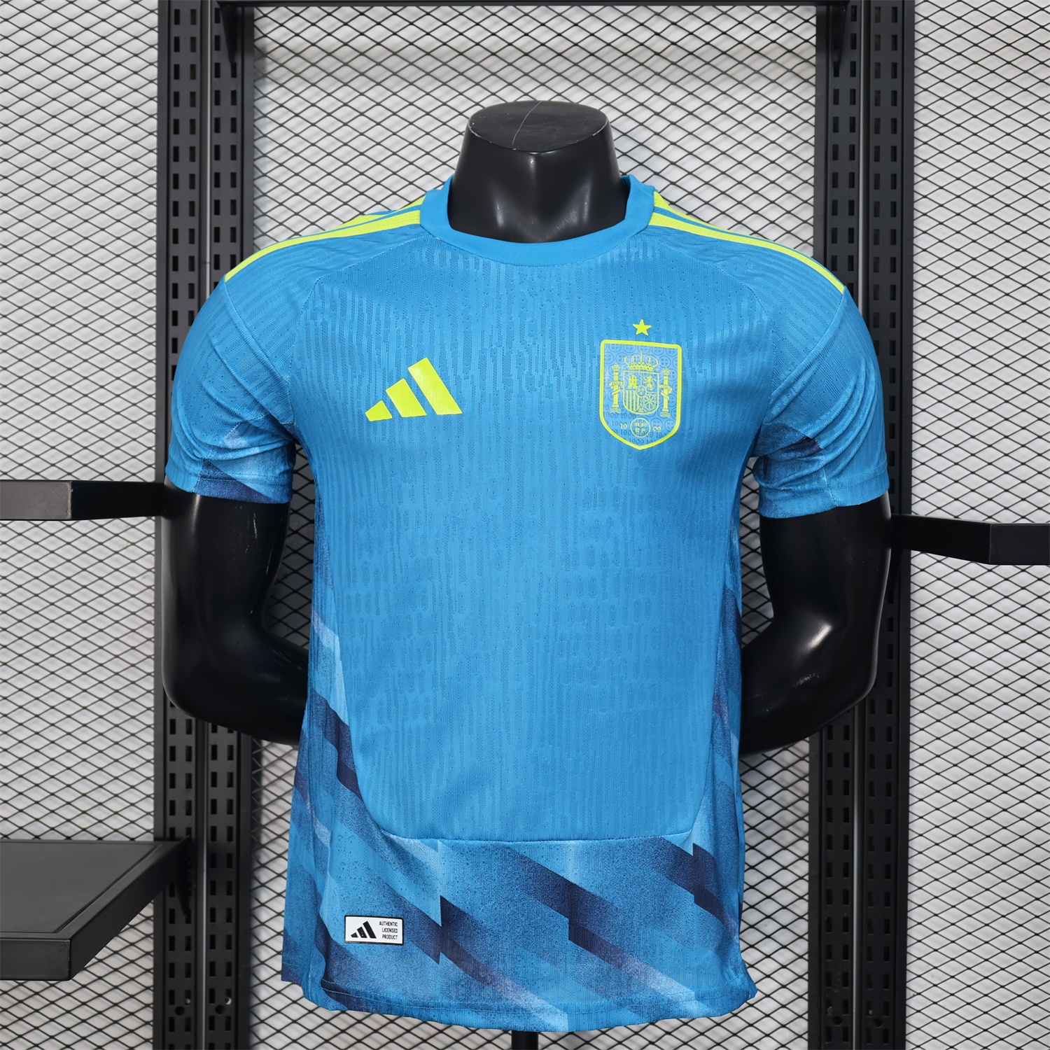 Spain 2026 Blue Goalkeeper Jersey - Player Version - JerseysGala