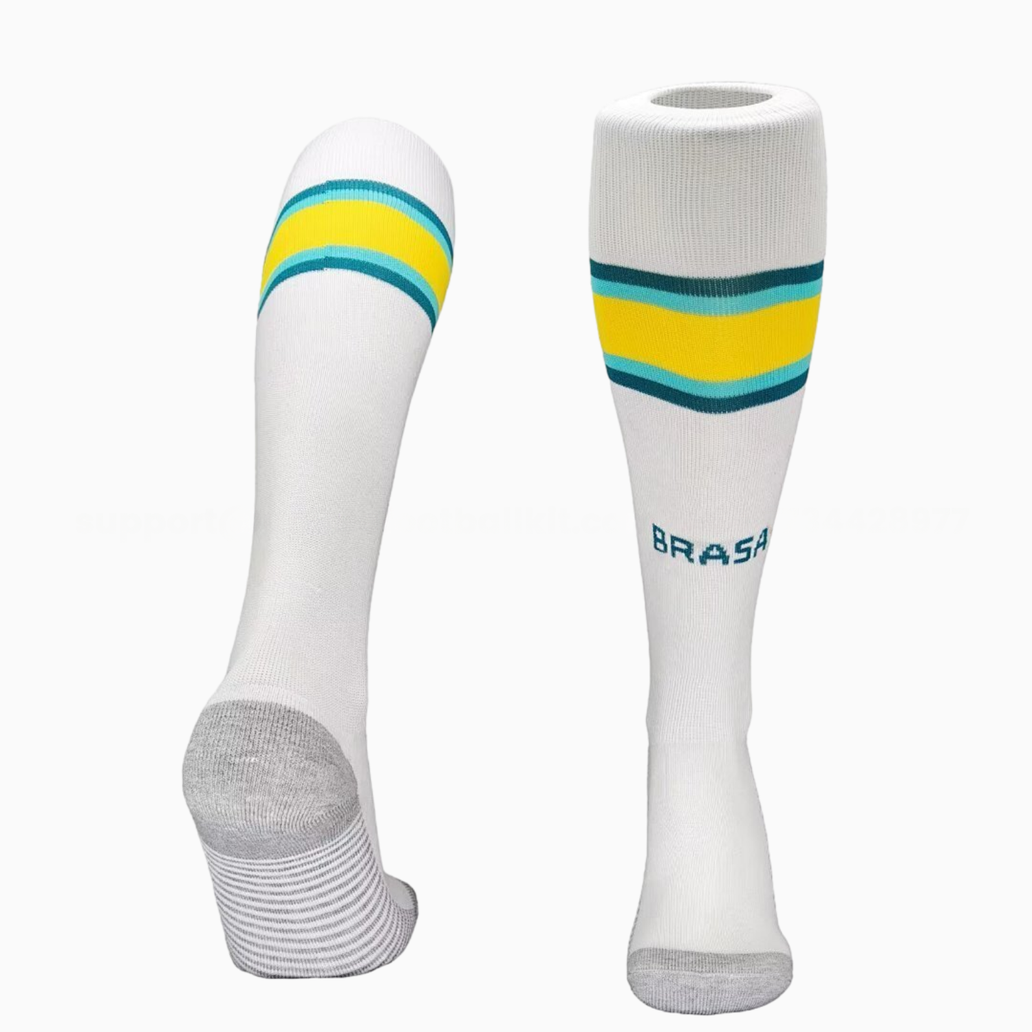 Brazil 2026 Home Socks - White - JerseysGala